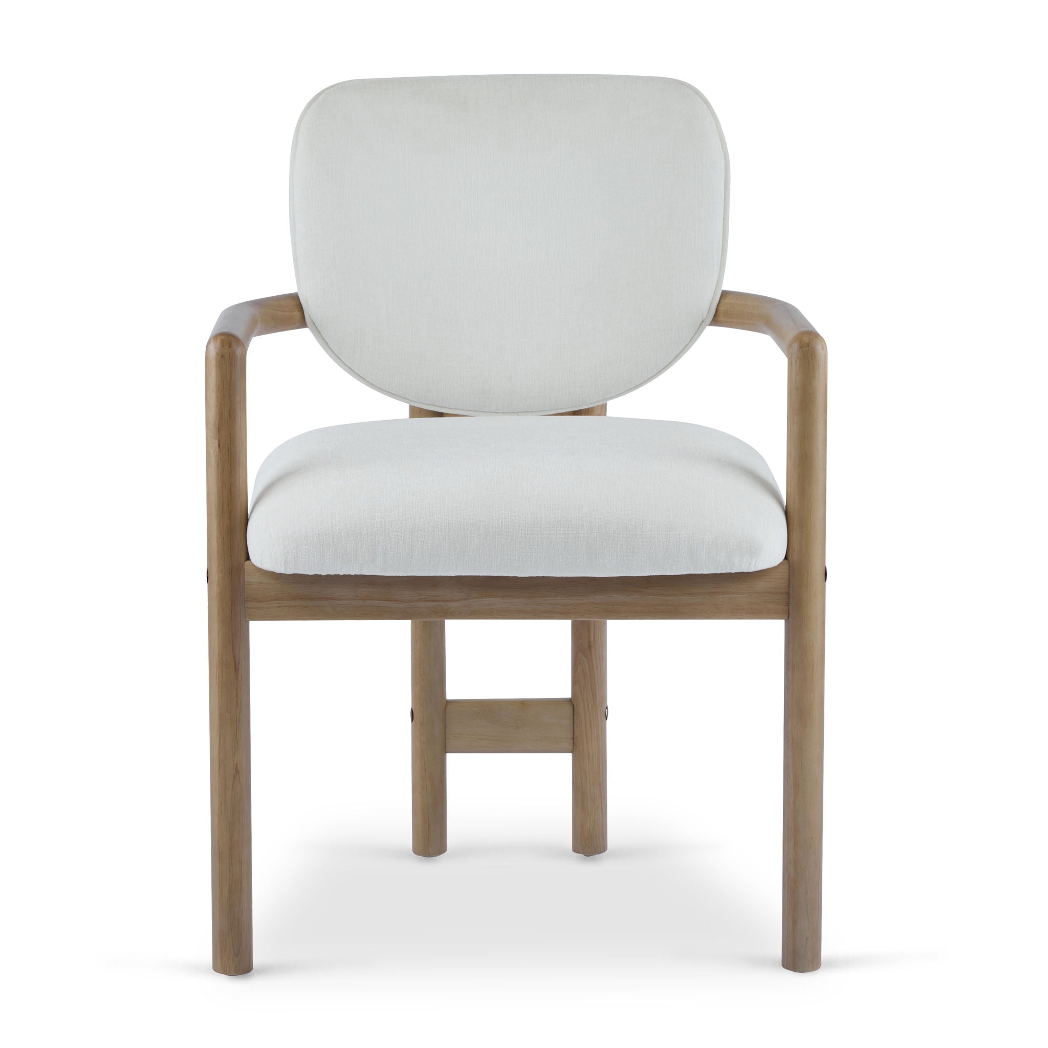 Upholstered Arm Dining Chairs (Set of 2)