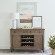 Liberty Furniture Americana Farmhouse - Buffet - Light Brown | Meri Furniture