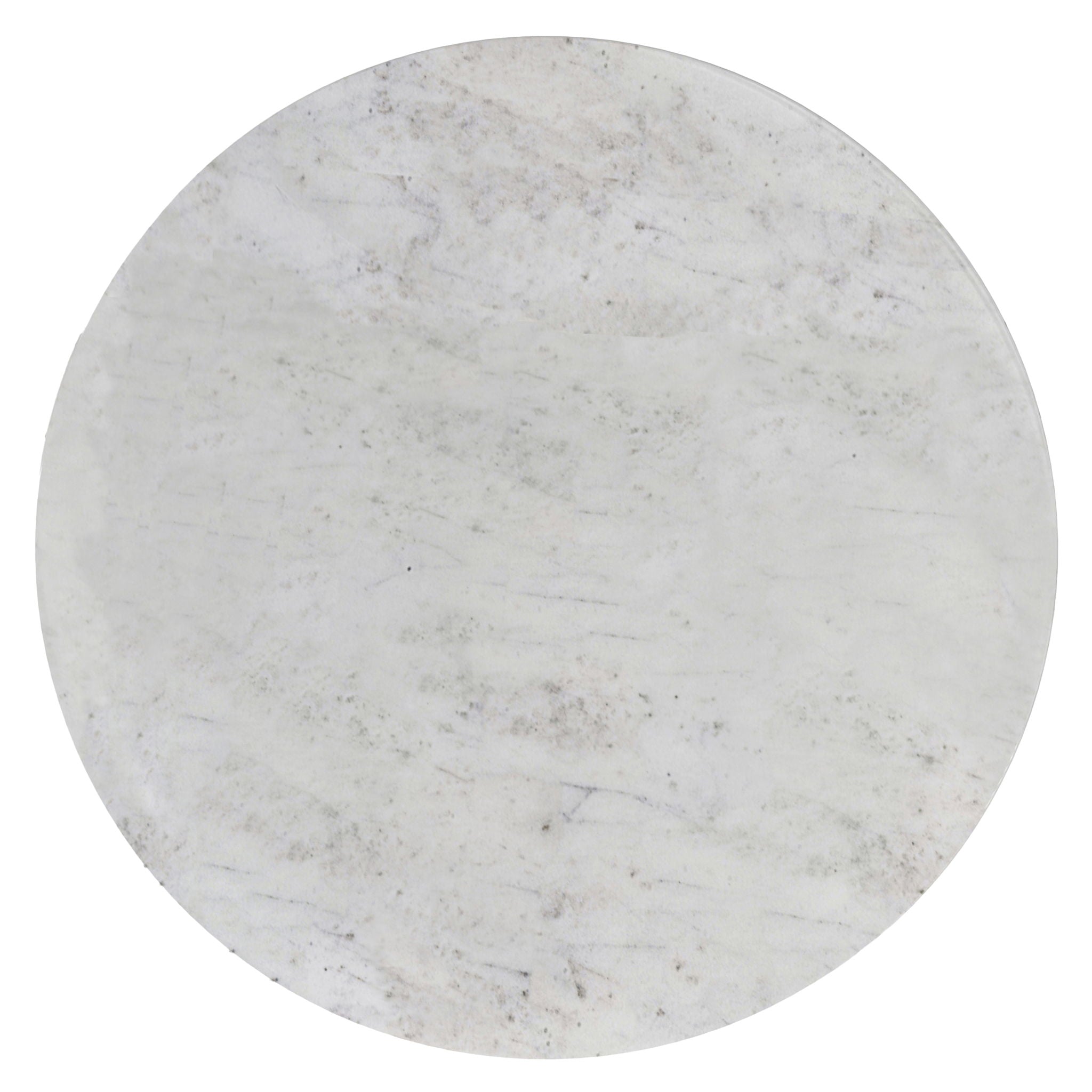 Raquel - Side Table - Antique Brass / White