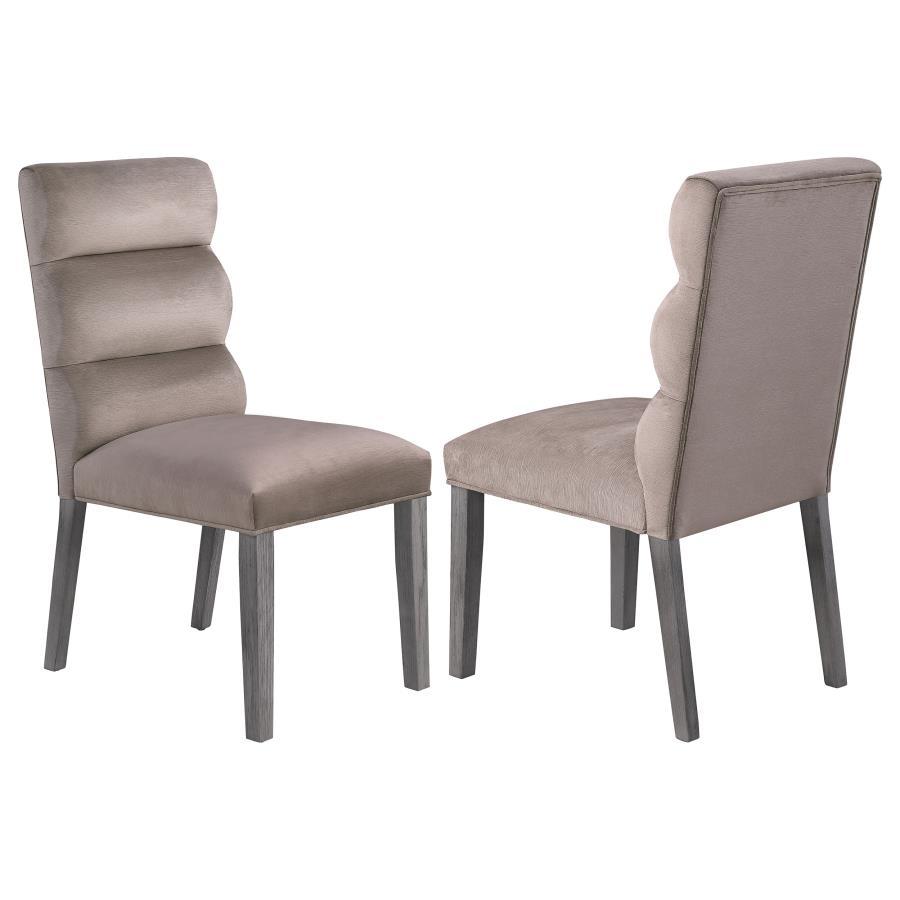 Coaster Fine Furniture Carla - Upholstered Dining Side Chair (Set of 2) | Meri Furniture