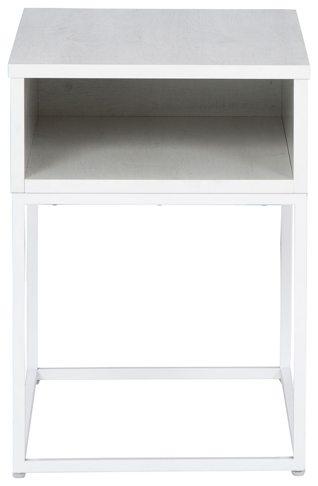Signature Design by Ashley® Deznee - White - Rectangular End Table | Meri Furniture