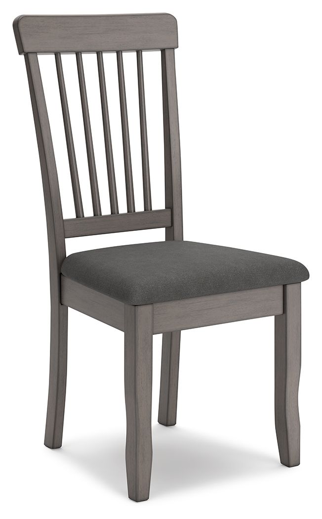 Signature Design by Ashley® Shullden - Gray - Dining Room Side Chair (Set of 2) | Meri Furniture