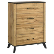 Coaster Fine Furniture Kaywood - 4-Drawer Bedroom Chest Of Drawers - Natural Pine | Meri Furniture