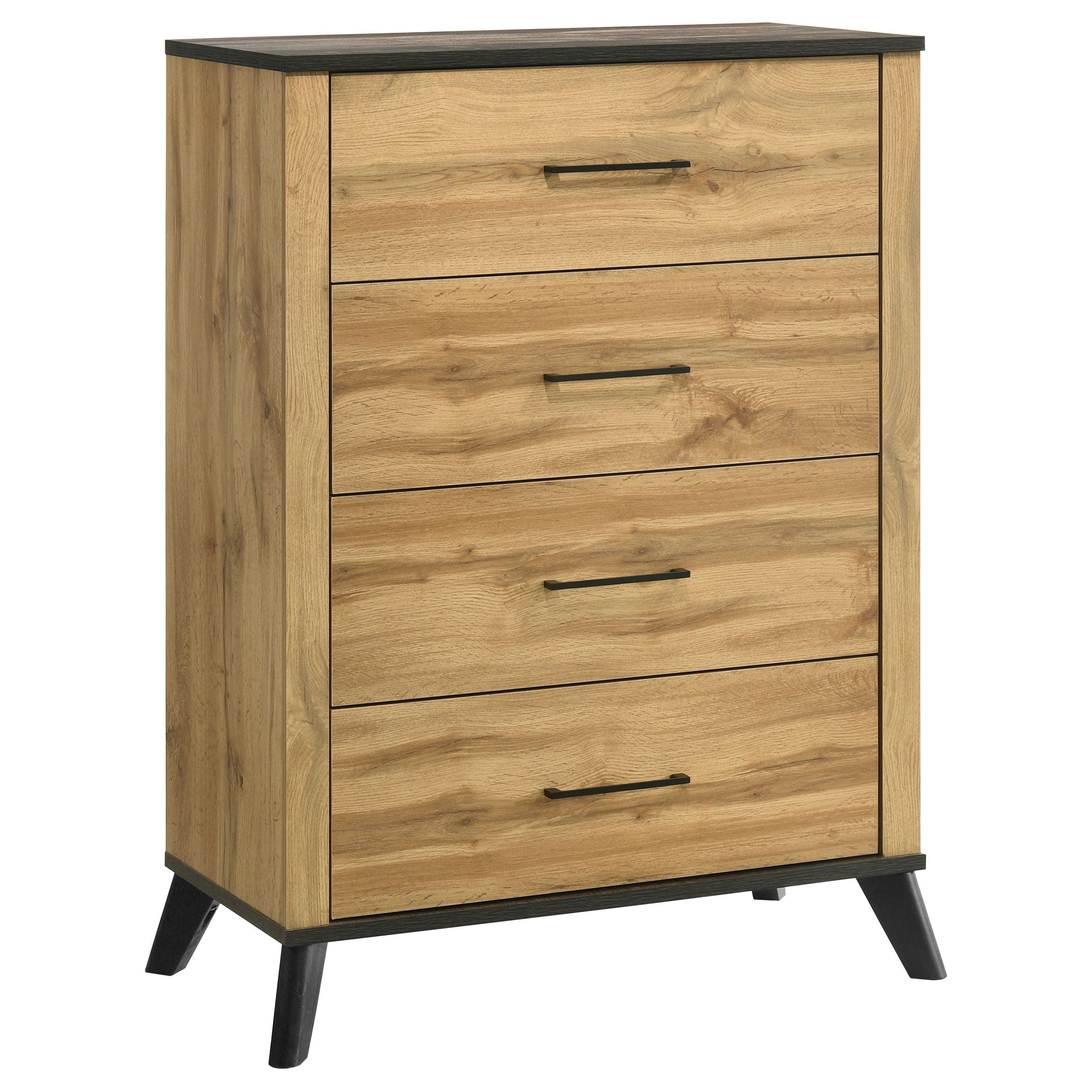 Coaster Fine Furniture Kaywood - 4-Drawer Bedroom Chest Of Drawers - Natural Pine | Meri Furniture