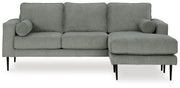 Signature Design by Ashley® Hazela - Charcoal - Sofa Chaise | Meri Furniture