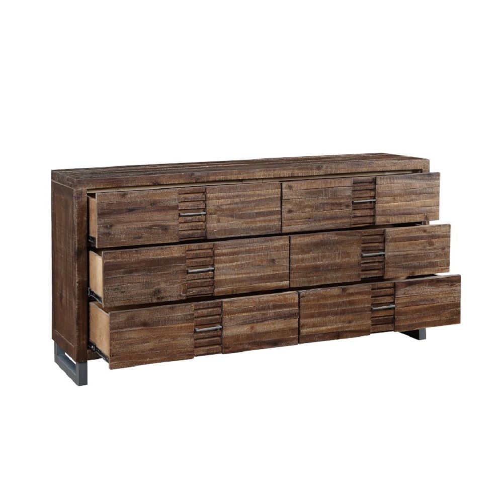 ACME Andria - Dresser - Reclaimed Oak | Meri Furniture