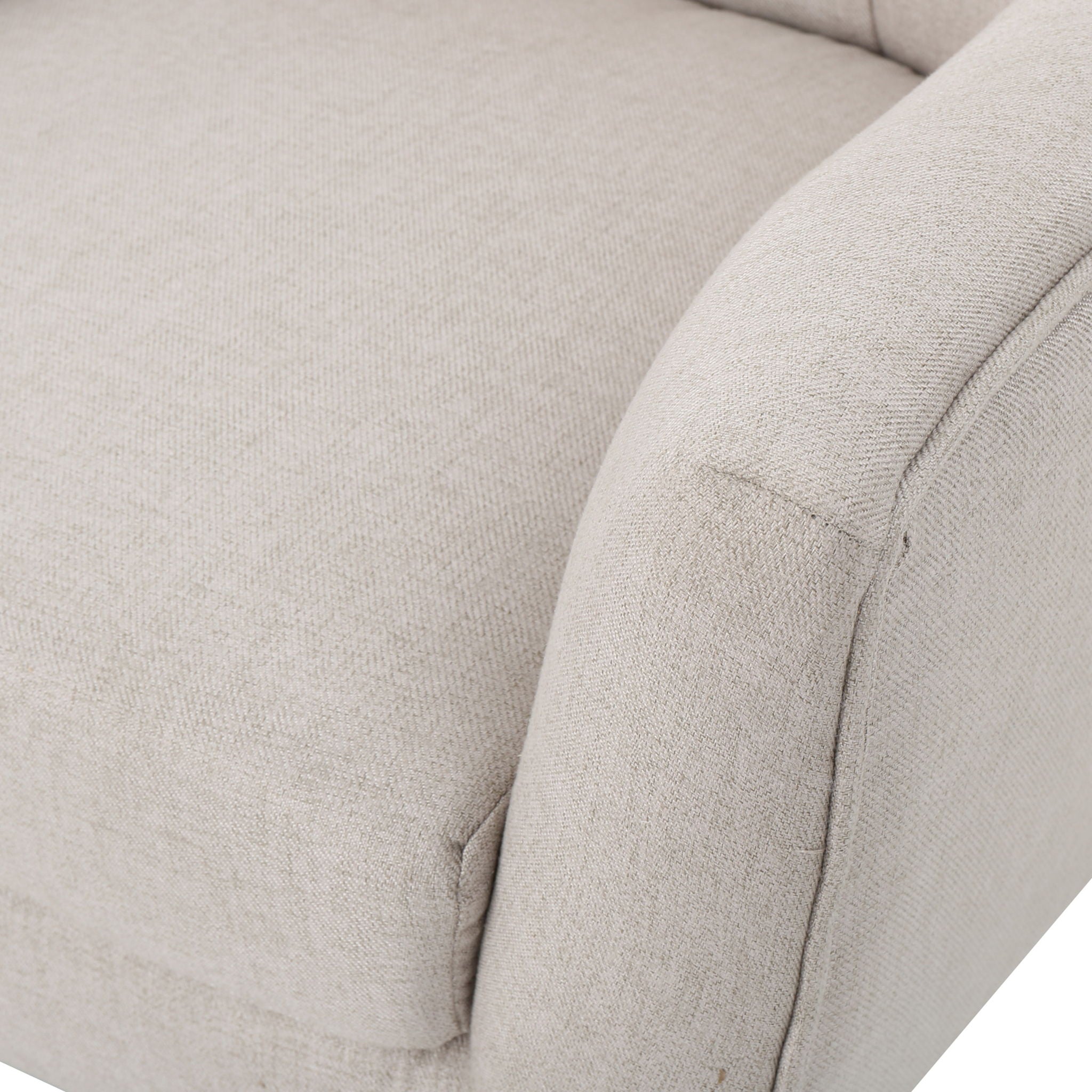 Club Chair With Rubberwood Legs