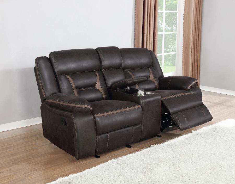 Coaster Fine Furniture Greer - Upholstered Motion Reclining Loveseat | Meri Furniture