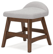 Signature Design by Ashley® Lyncott - Light Gray / Brown - Home Office Desk Chair | Meri Furniture
