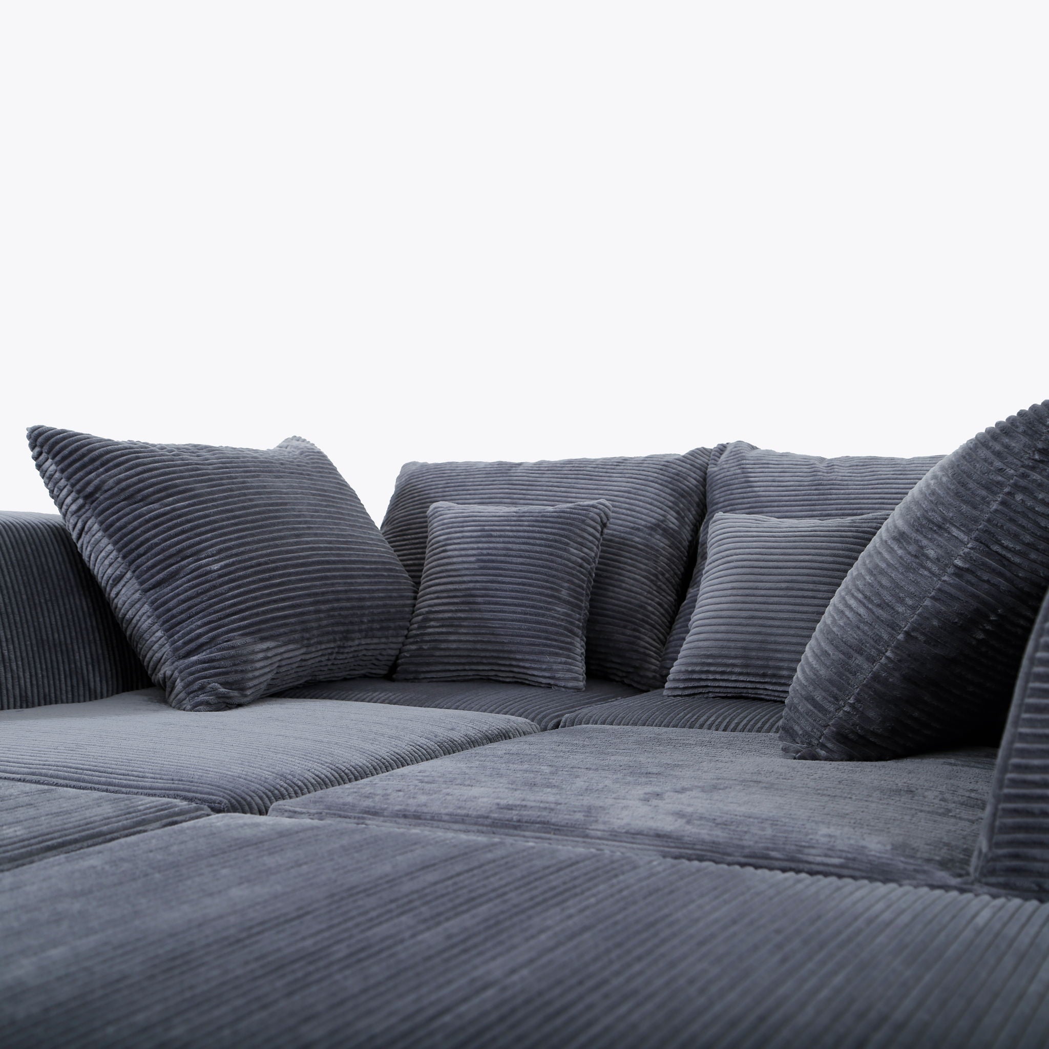 Modular Sectional Sofa, Convertible Couch With Chaise Corduroy