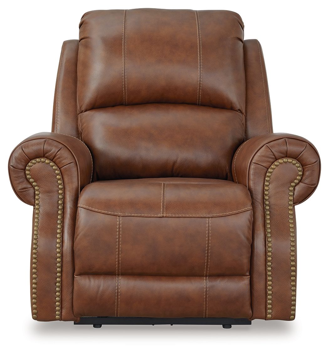 Signature Design by Ashley® Freyeburg - Auburn - Zero Wall Power Recliner | Meri Furniture