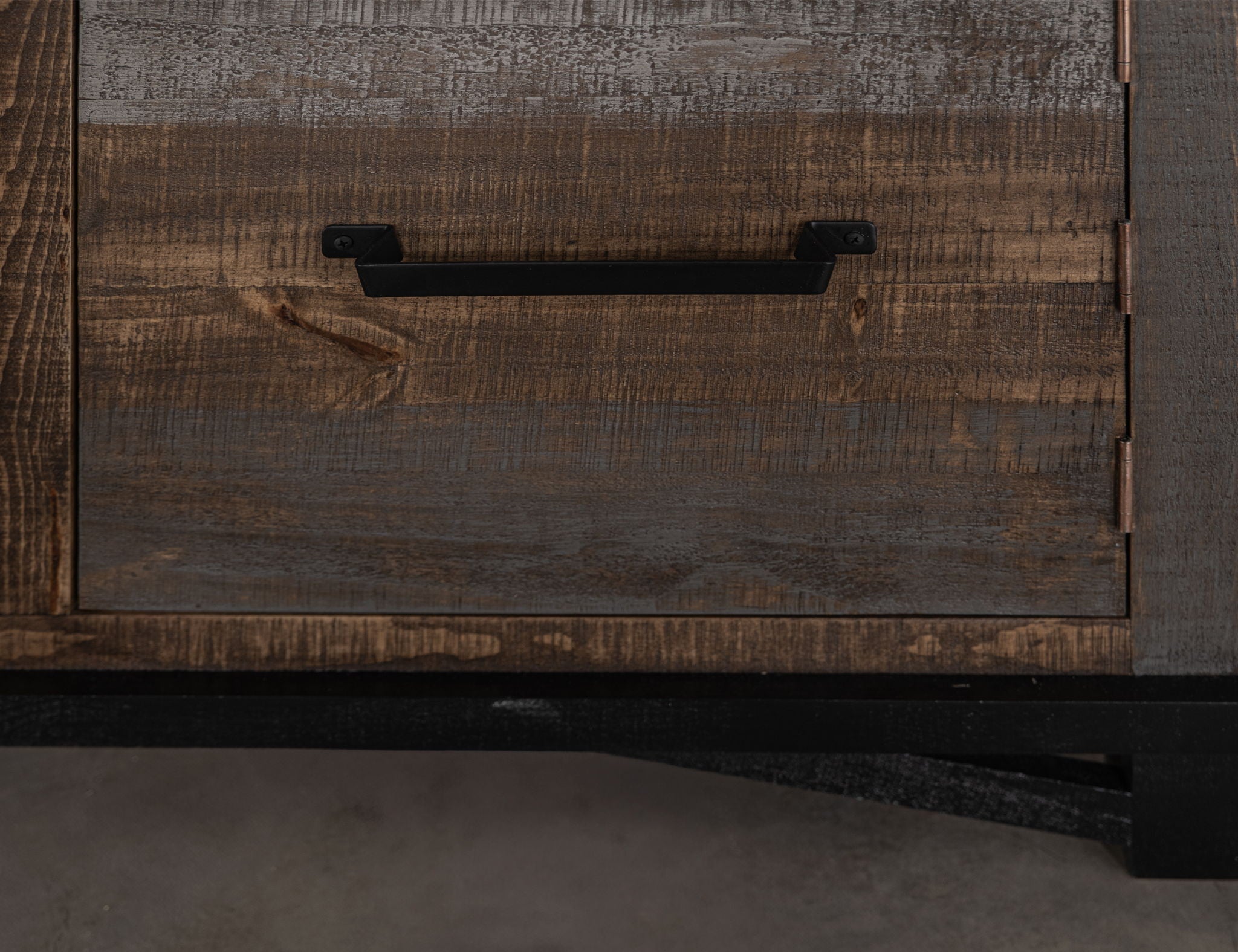 Loft Brown - 70" Fireplace - Dark Gray