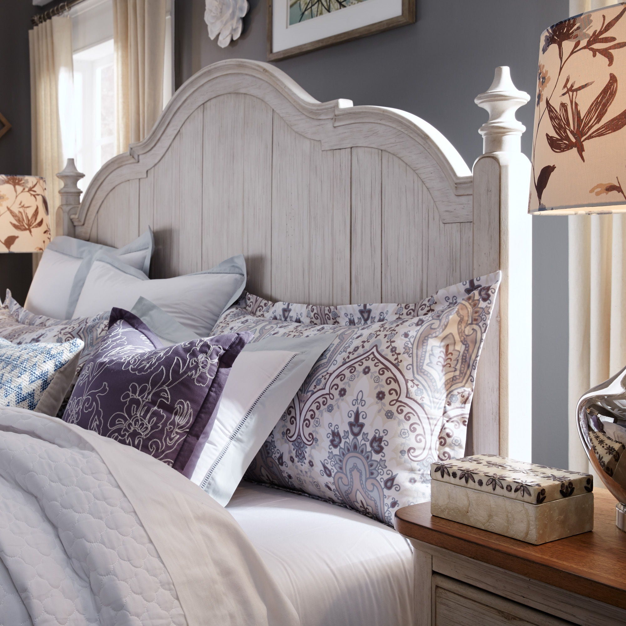 Liberty Furniture Farmhouse Reimagined - Poster Headboard | Meri Furniture