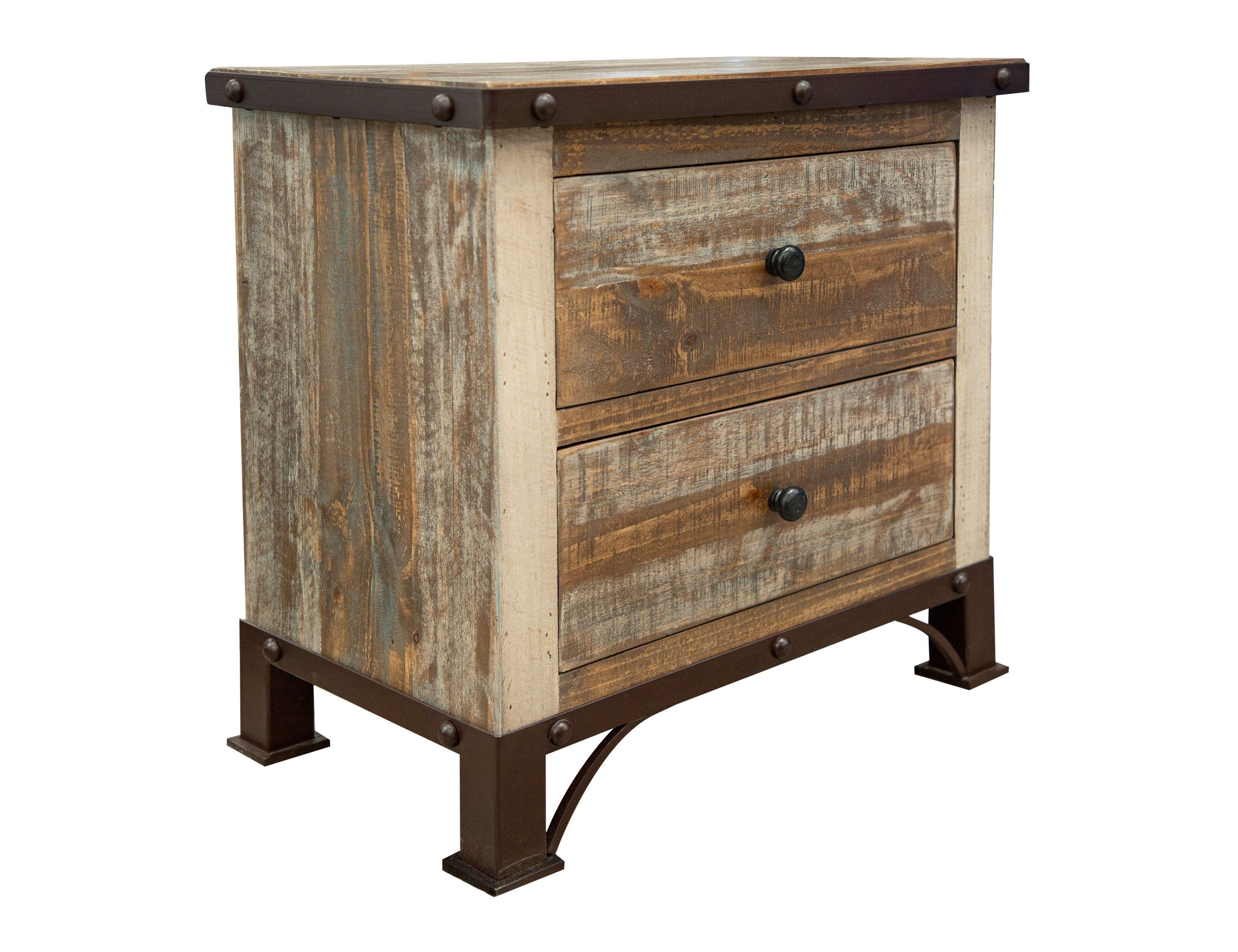 International Furniture Direct Antique - Nightstand | Meri Furniture