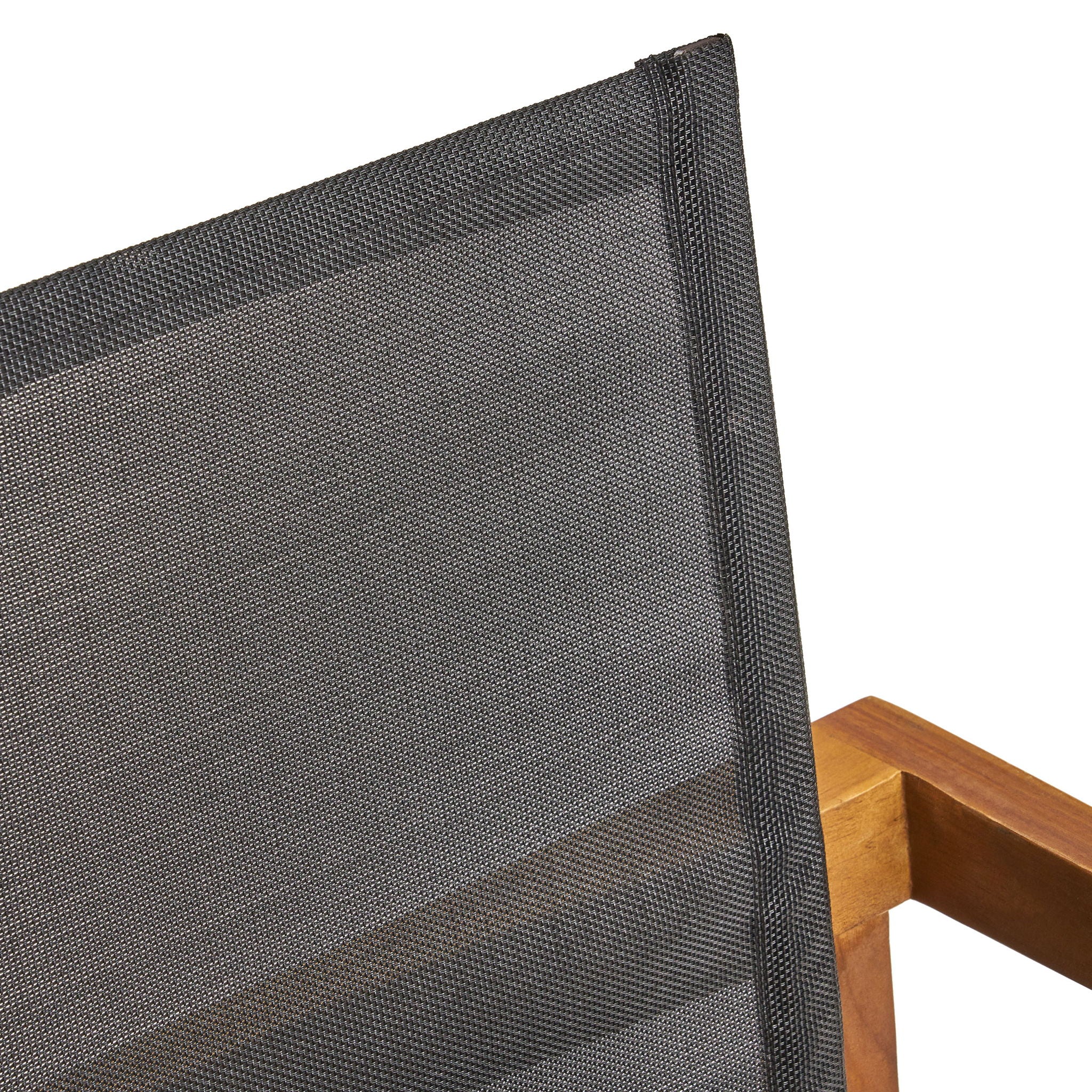 Belfast - Dining Chair With Acacia Wood Frame And Mesh Seating (Set of 2)