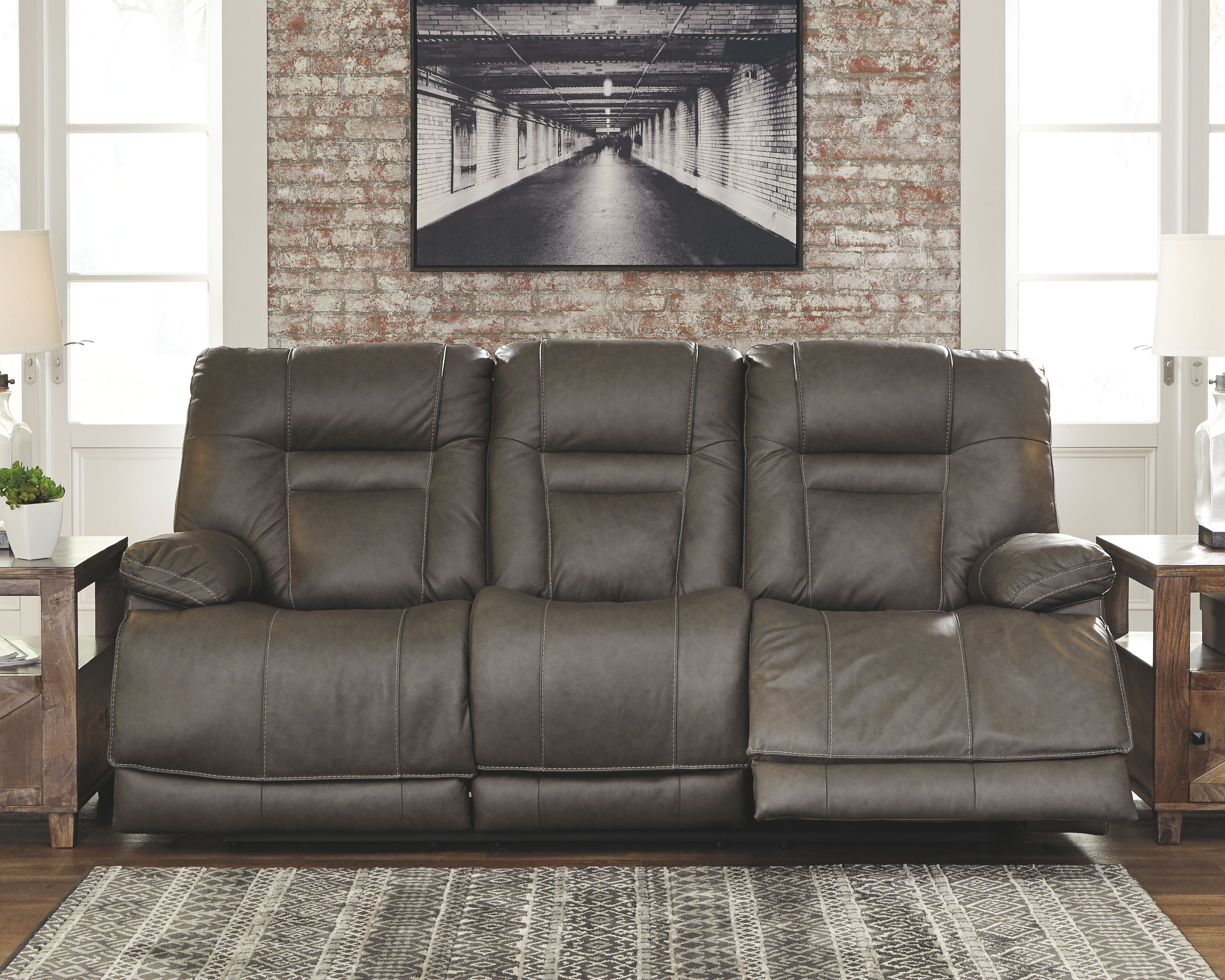 Ashley Furniture Wurstrow - Power Reclining Sofa | Meri Furniture