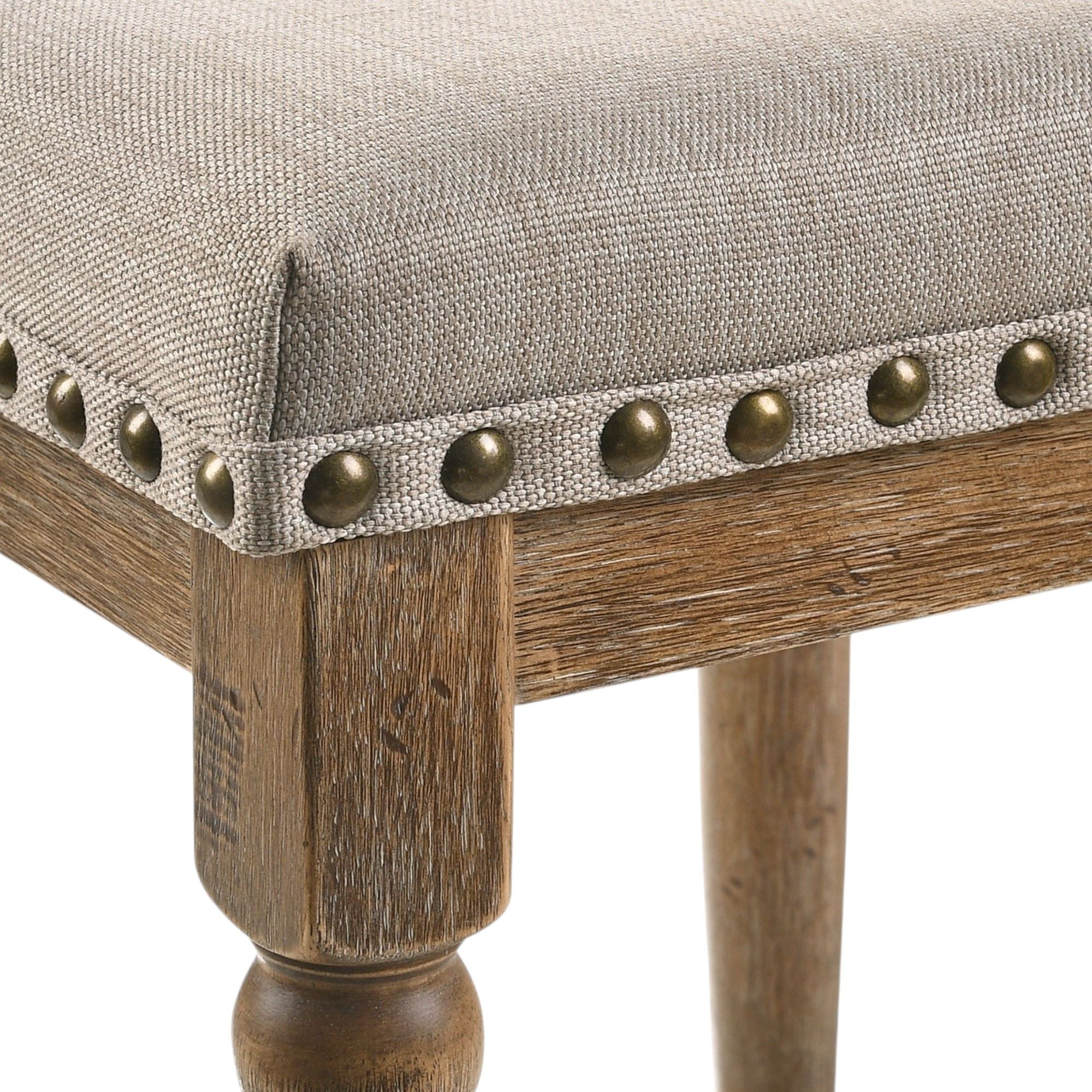 Farsiris - Weathered Counter Height Stool (Set 2) - Beige