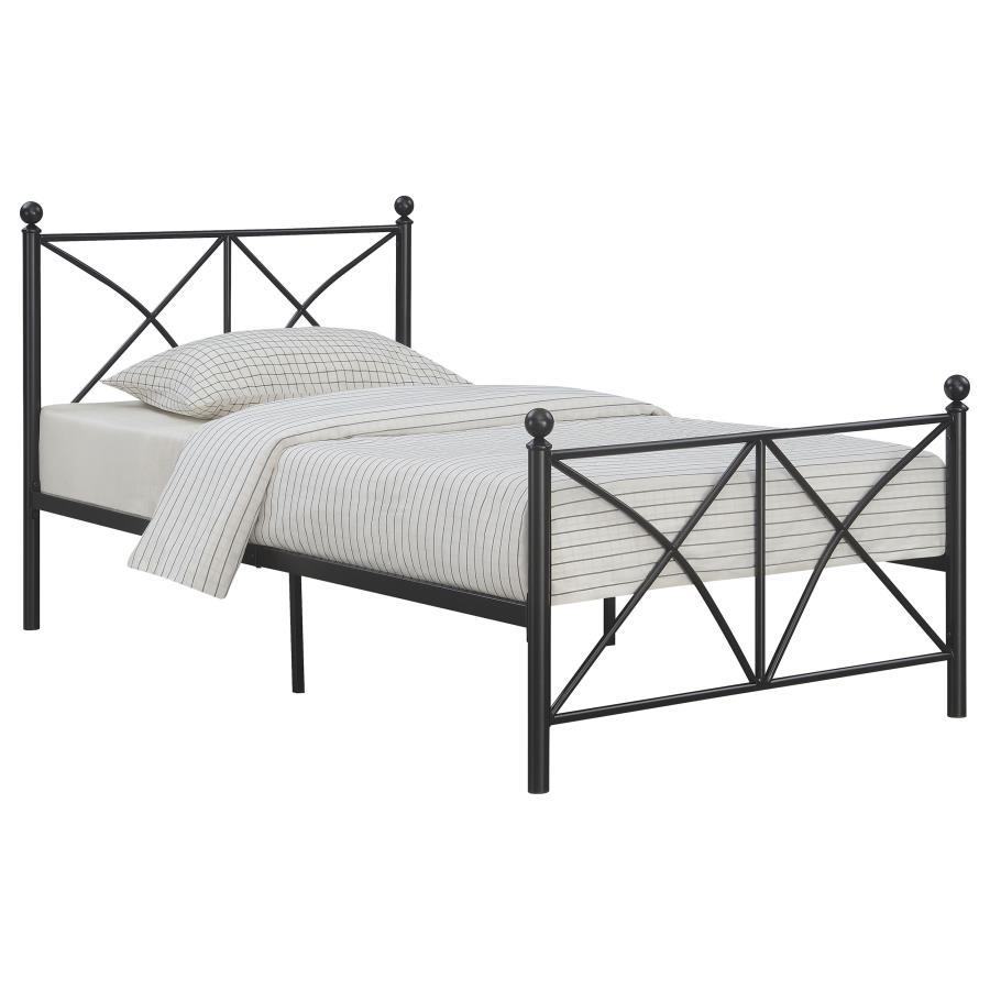Coaster Fine Furniture Hart - Metal Open Frame Bed | Meri Furniture