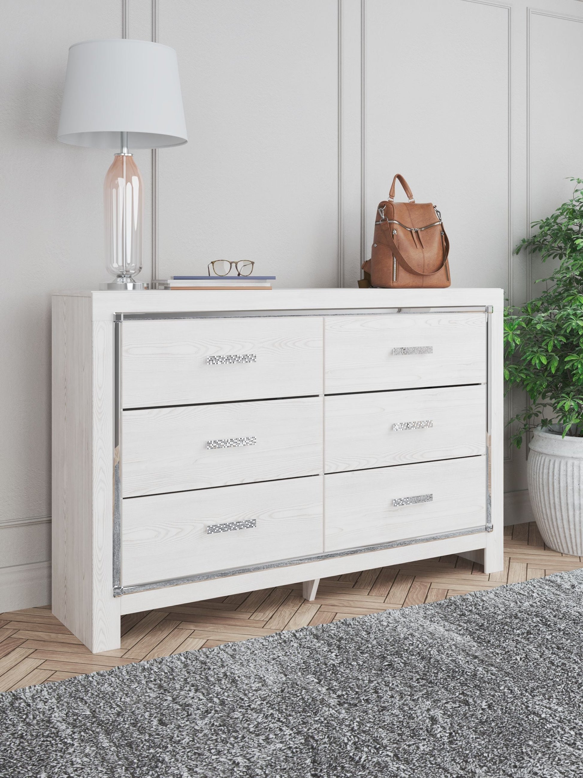 Signature Design by Ashley® Altyra - Upholstered Storage Bedroom Set | Meri Furniture