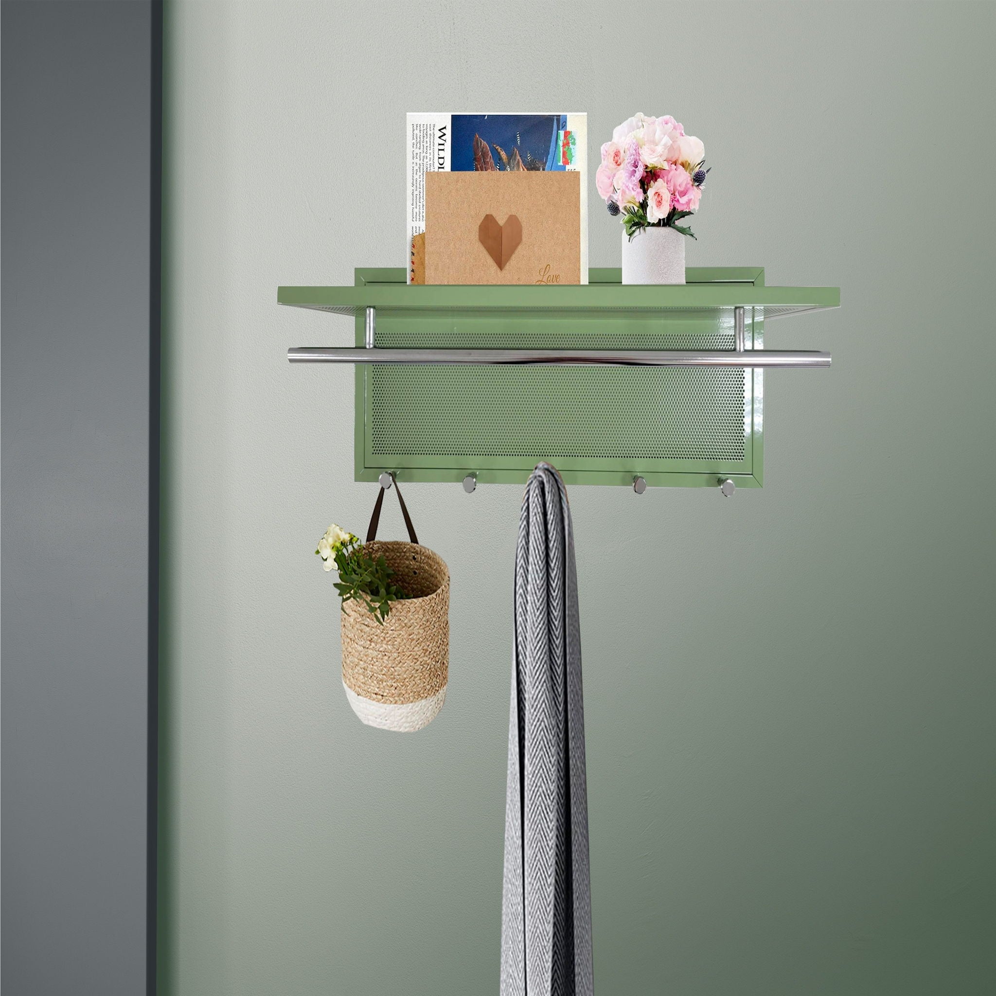 Esyspot - Hook Wall Mounted With Shelf