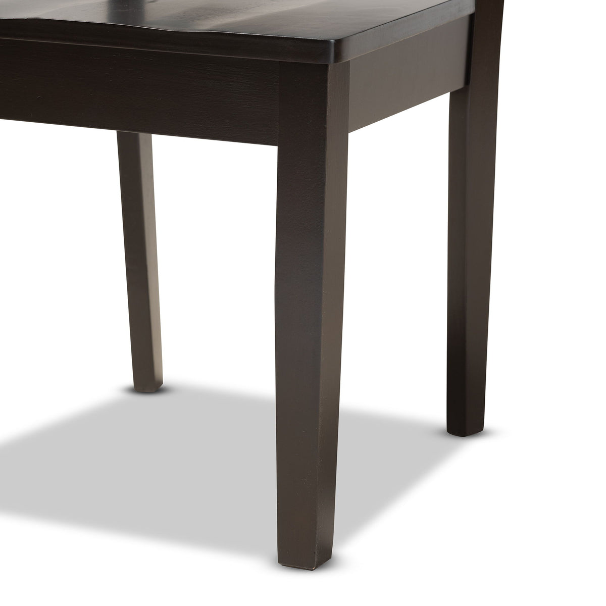Zamira Modern and Contemporary Transitional Dark Brown Finished Wood 5-Piece Dining Set