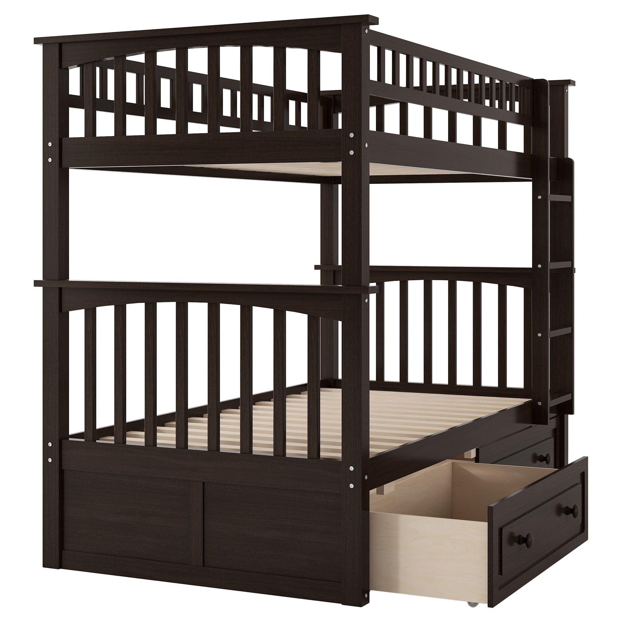 Bunk Bed With Drawers, Convertible Design