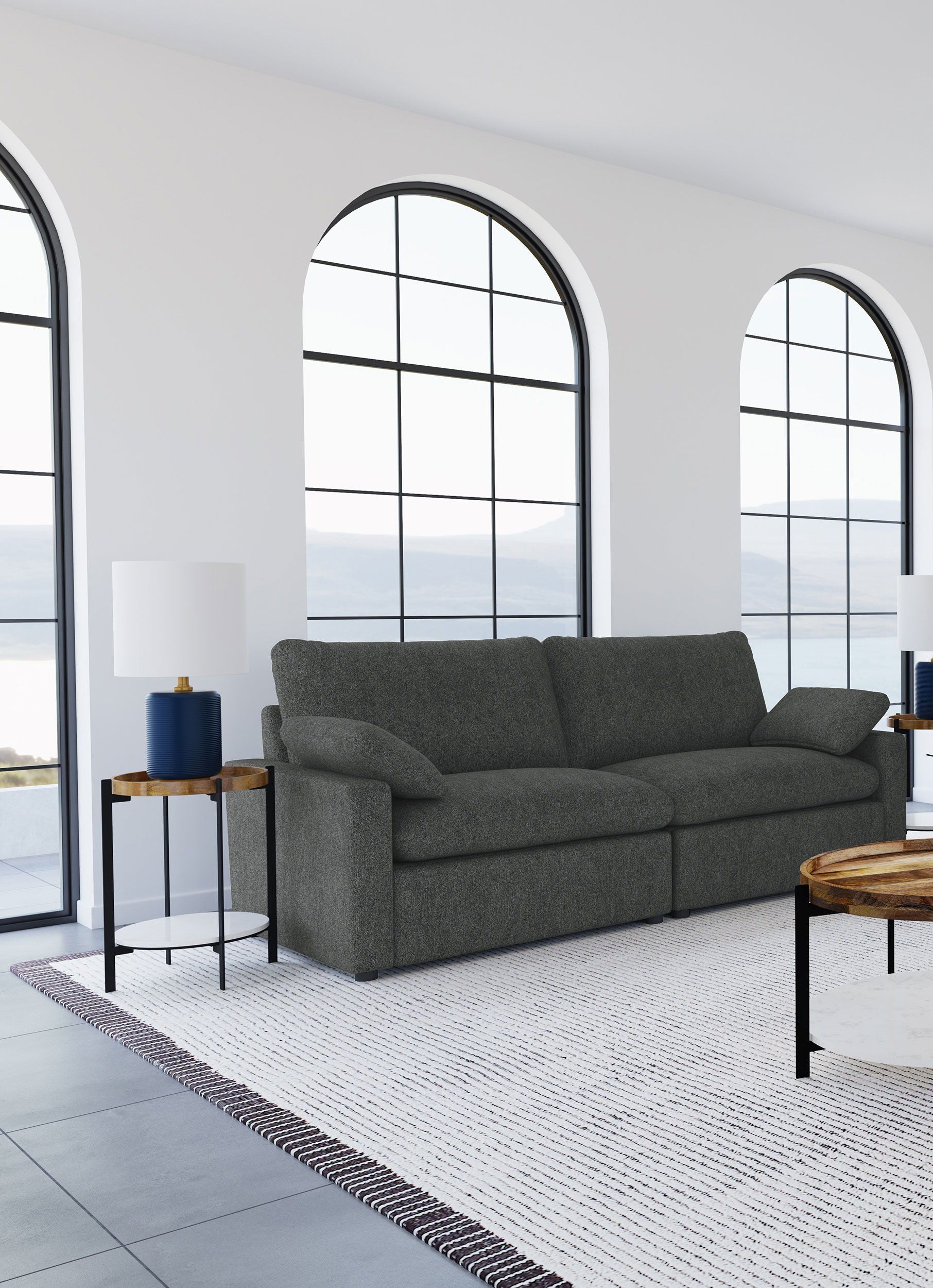 Coaster Fine Furniture Collins - Modular Power Loveseat | Meri Furniture