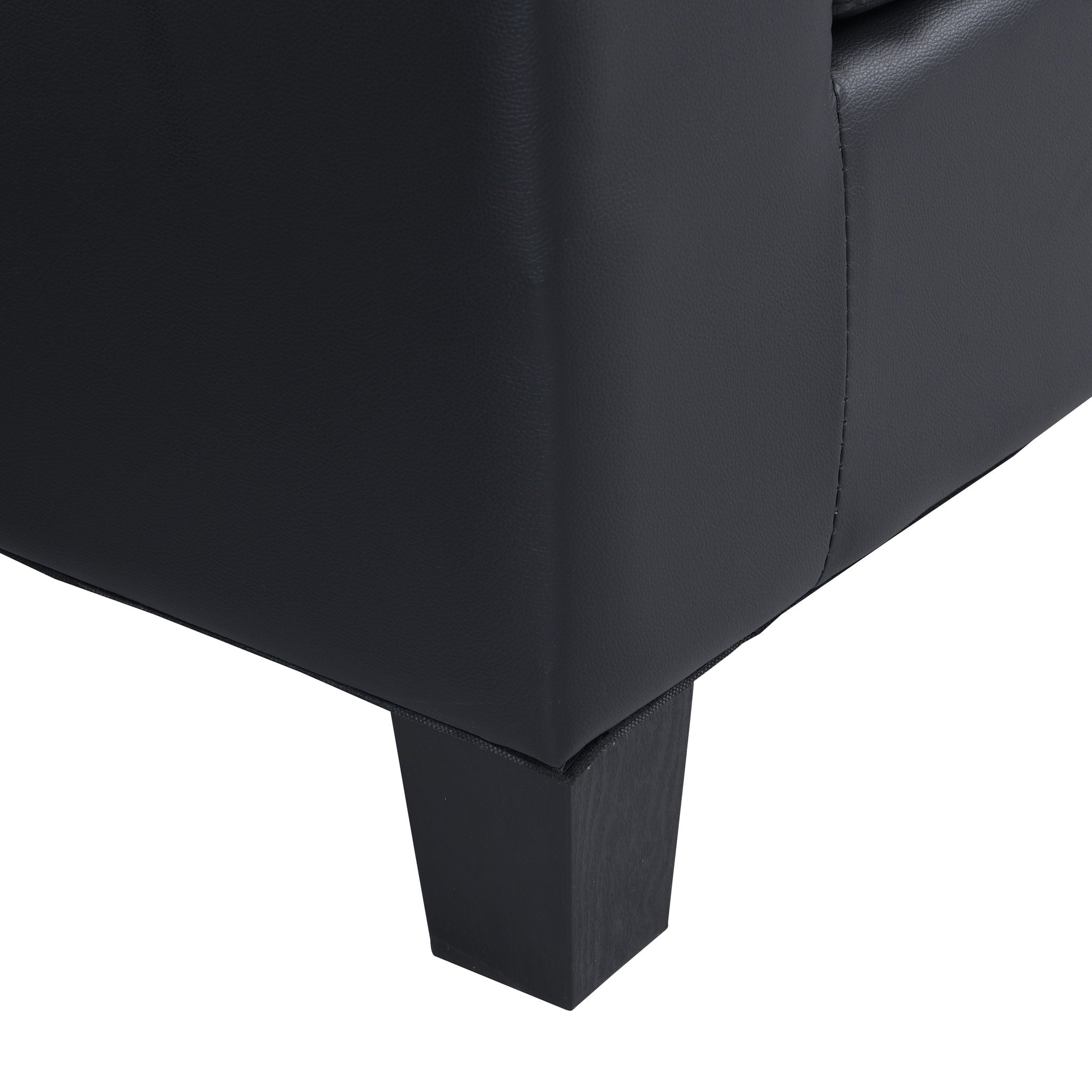 Modern Sectional Sofa Set With L Shape Chaise Lounge, Cup Holder, 4 Seat