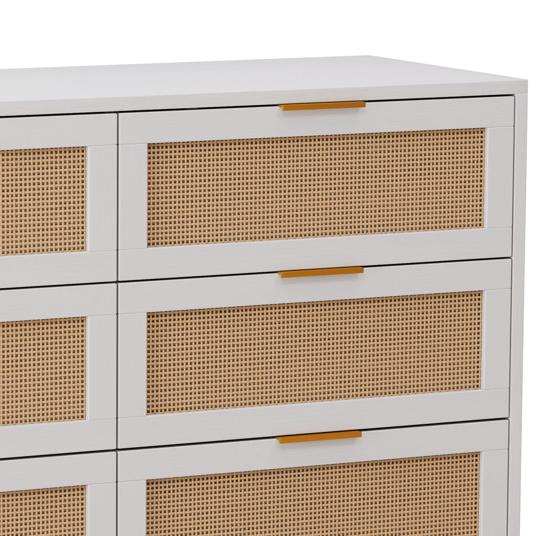6 Drawer Storage Modern Cabinet For Bedroom