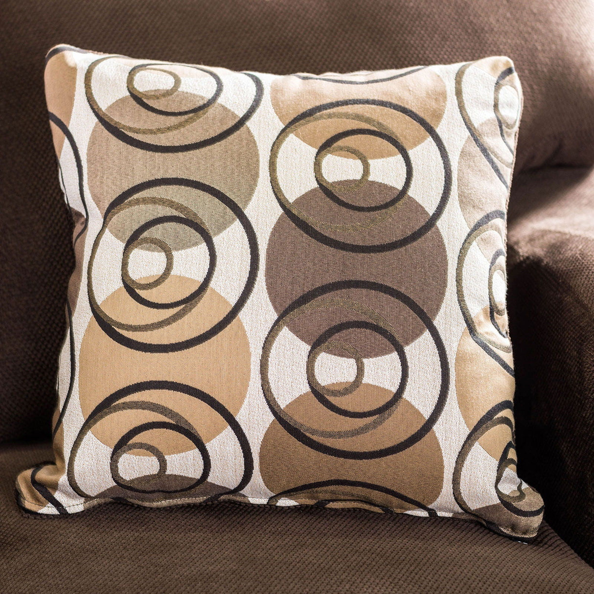Furniture of America Wessington - U-Shaped Sectional - Chocolate | Meri Furniture