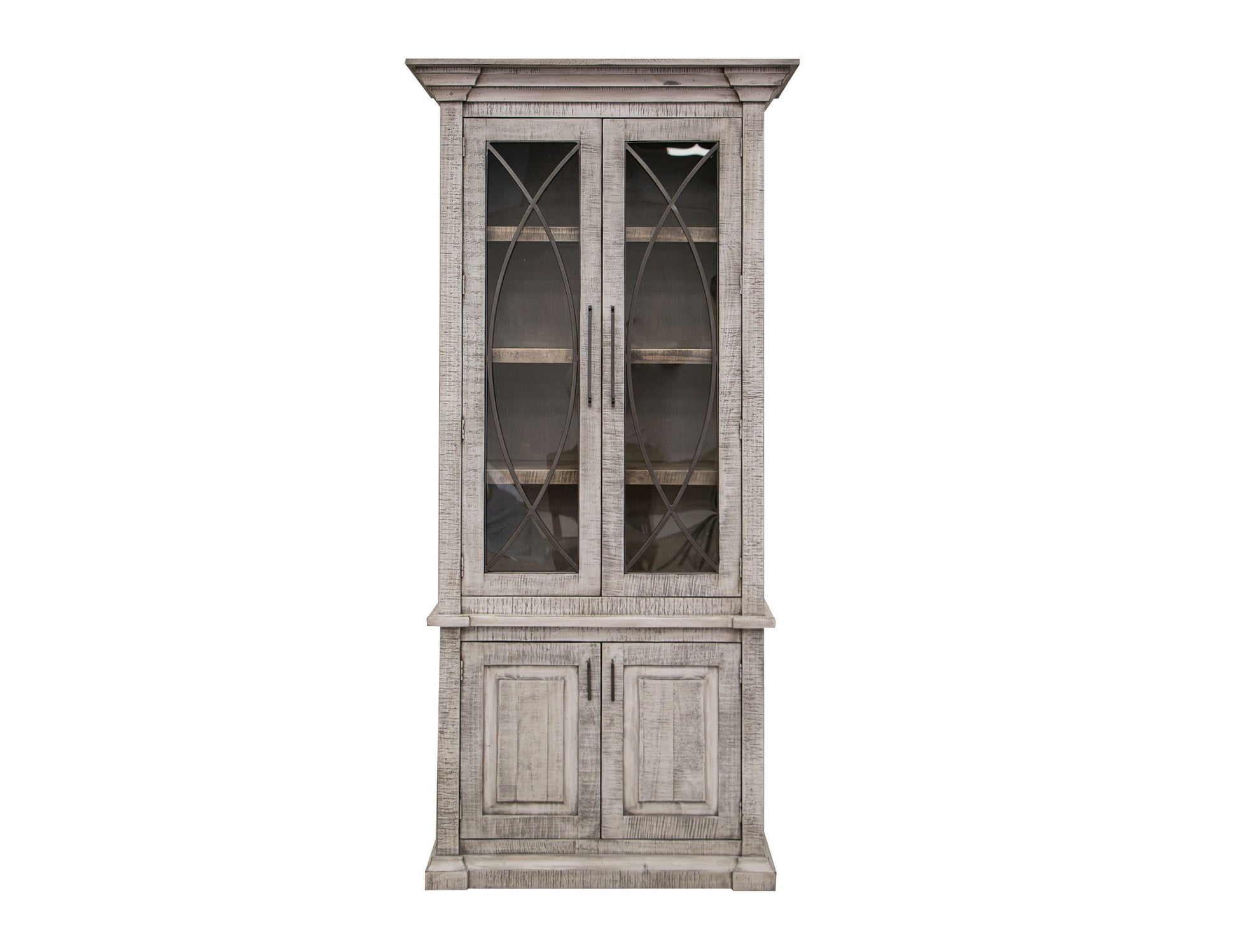 International Furniture Direct Marlin - Cabinet - Gray | Meri Furniture