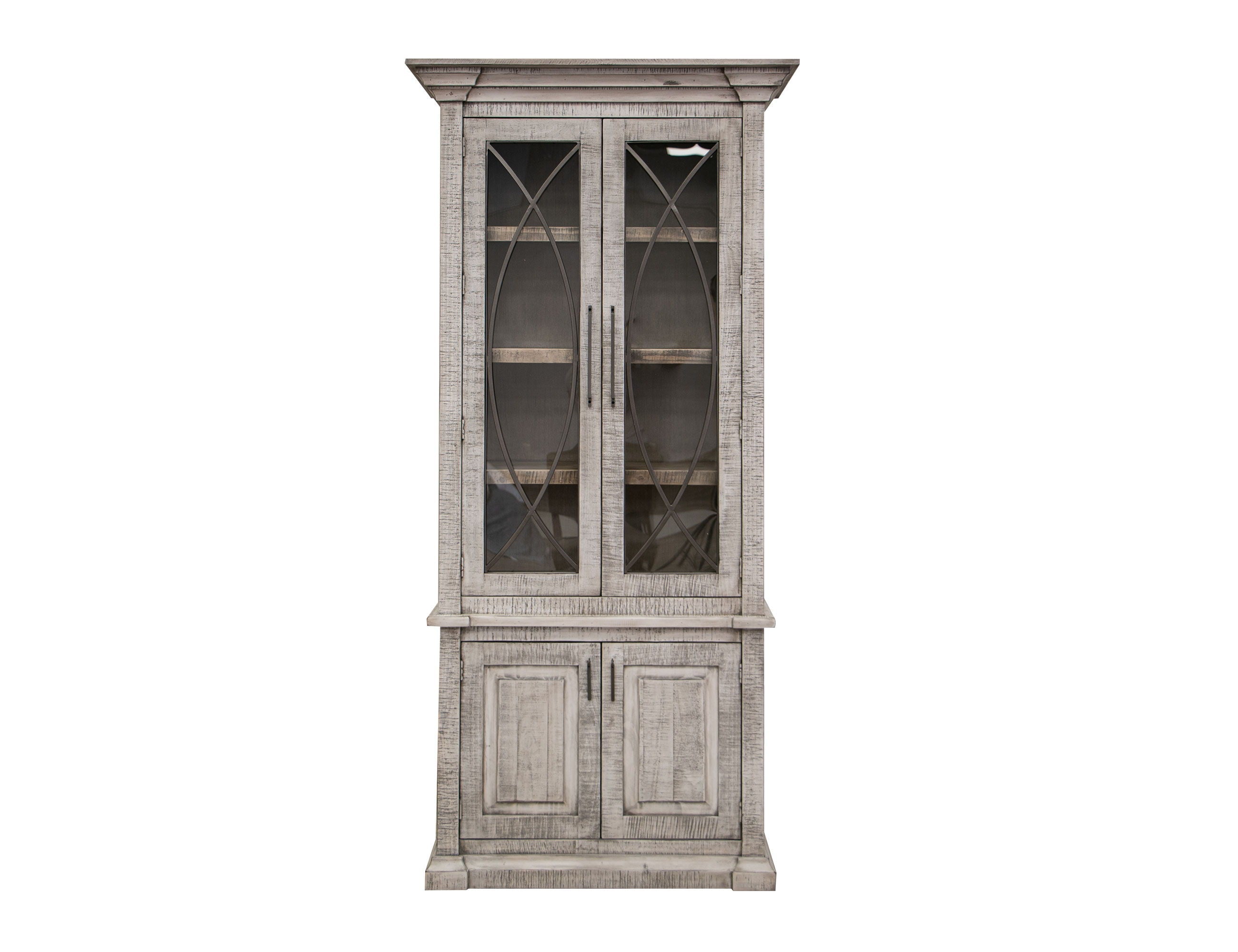 International Furniture Direct Marlin - Cabinet - Gray | Meri Furniture