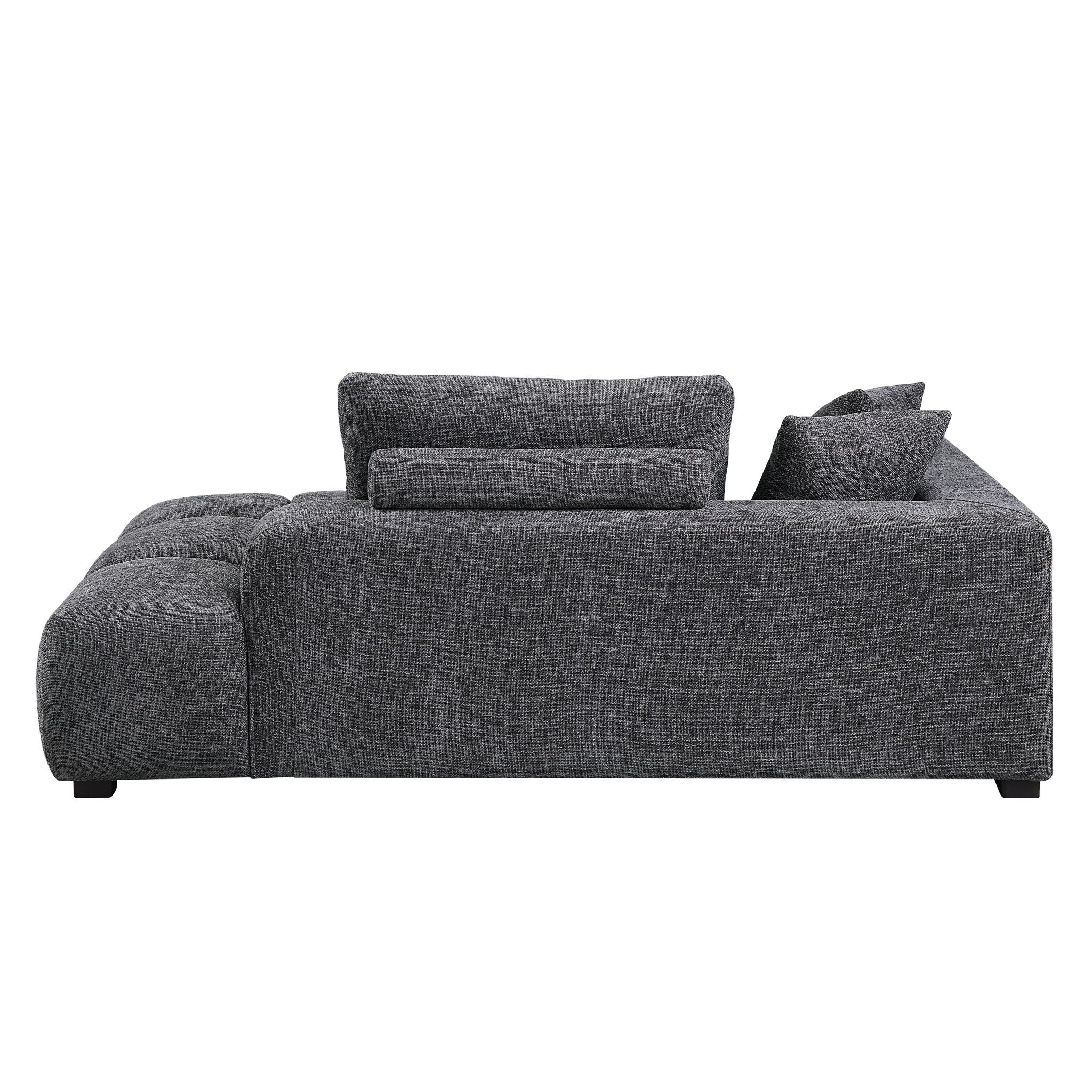 Chosen - Sectional Sofa With Toss Pillows And Chaise
