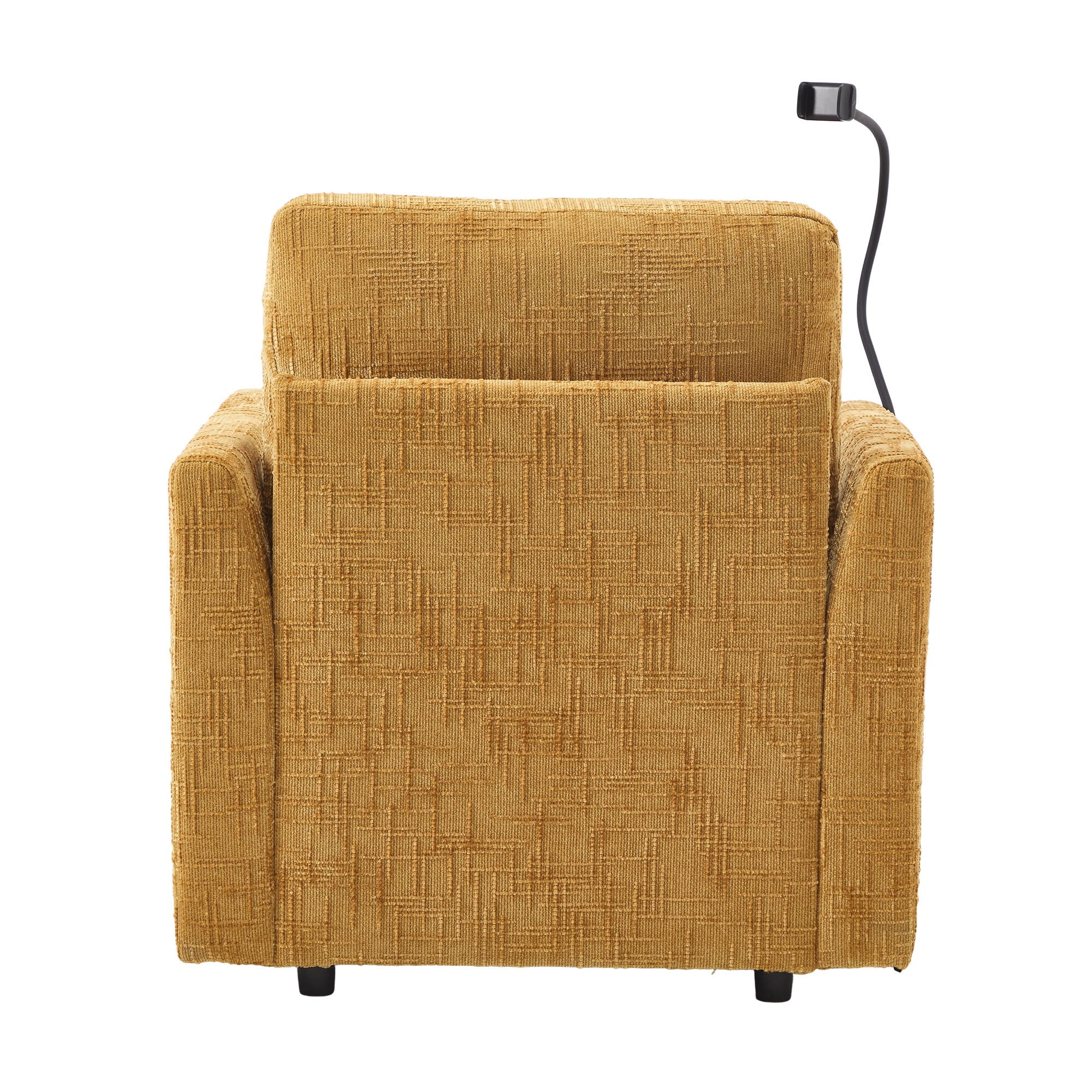 Multifunctional Chenille Recliner Sofa With Storage And Phone Bracket