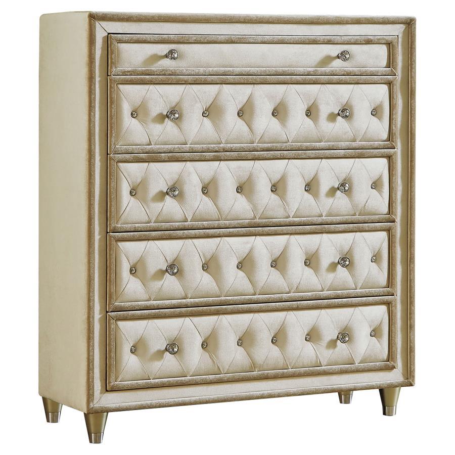 Coaster Fine Furniture Antonella - 5-Drawer Bedroom Chest | Meri Furniture