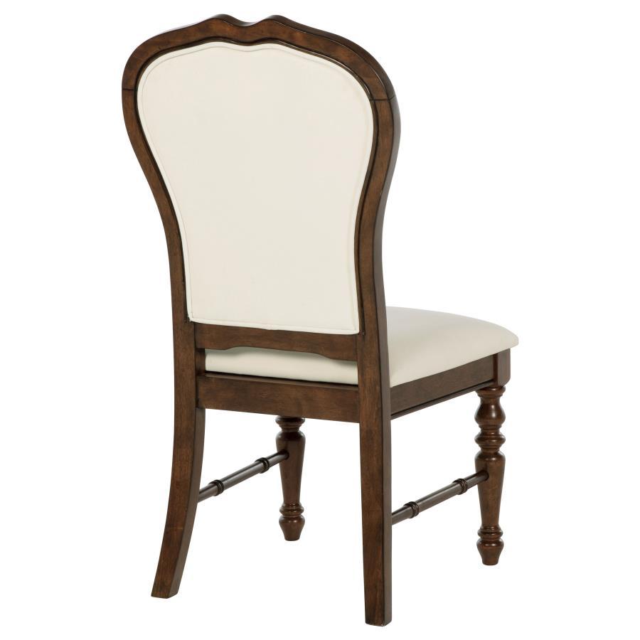 Landon - Upholstered Dining Side Chair (Set of 2) - Rich Brown