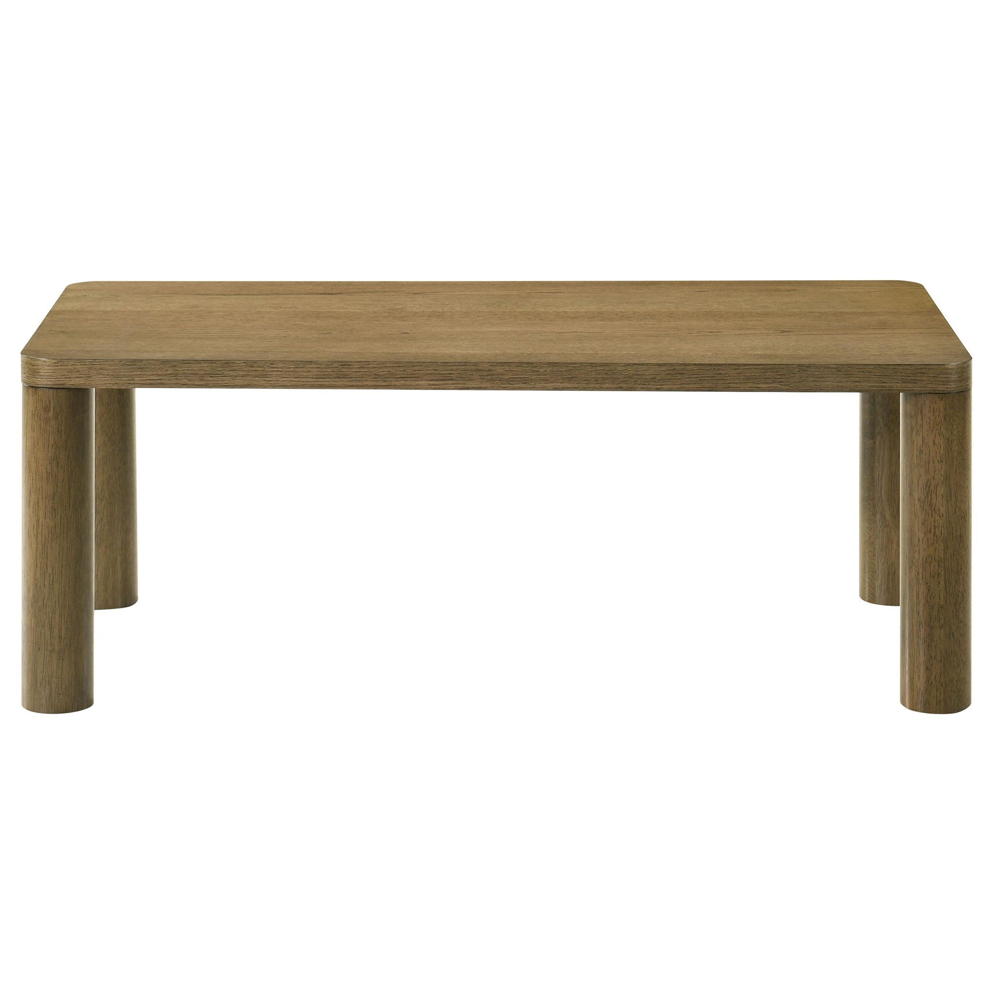 Castlewood 2-piece Cocktail Coffee Table Set Brown Oak