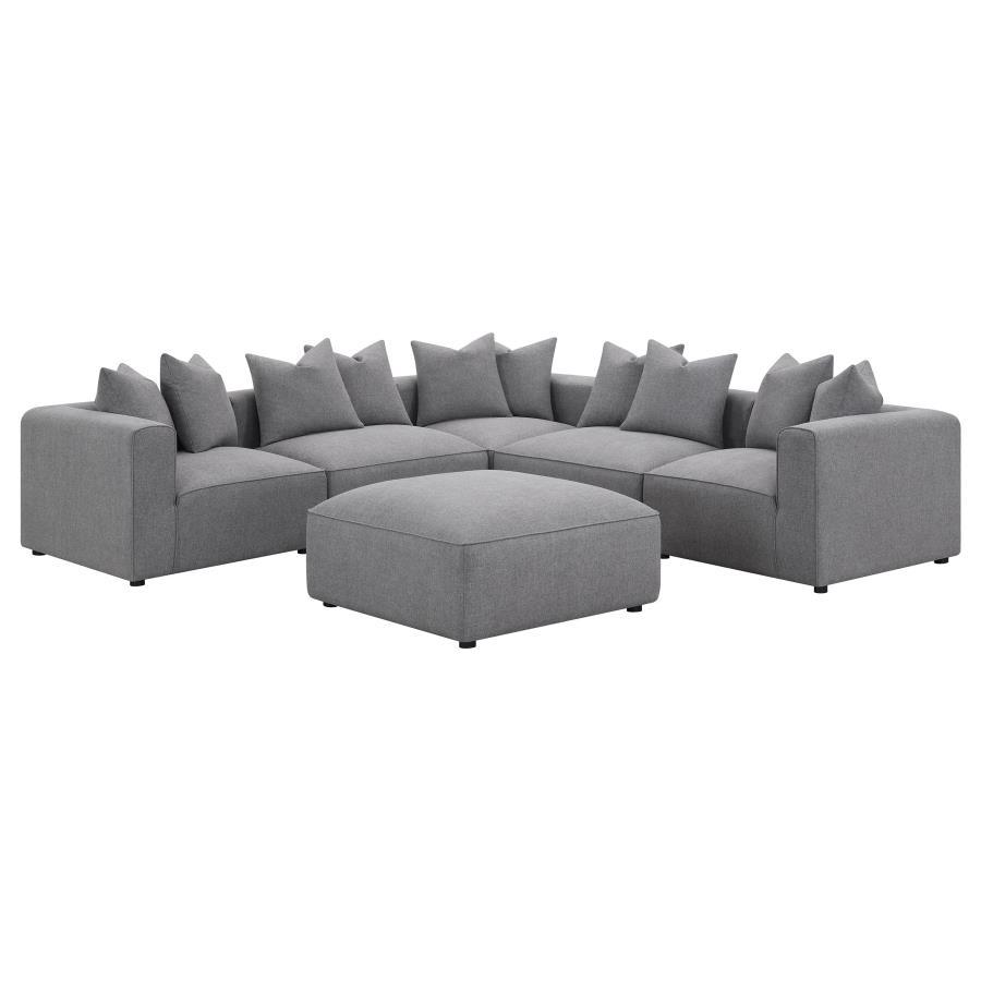 Coaster Fine Furniture Jennifer - Square Upholstered Ottoman | Meri Furniture