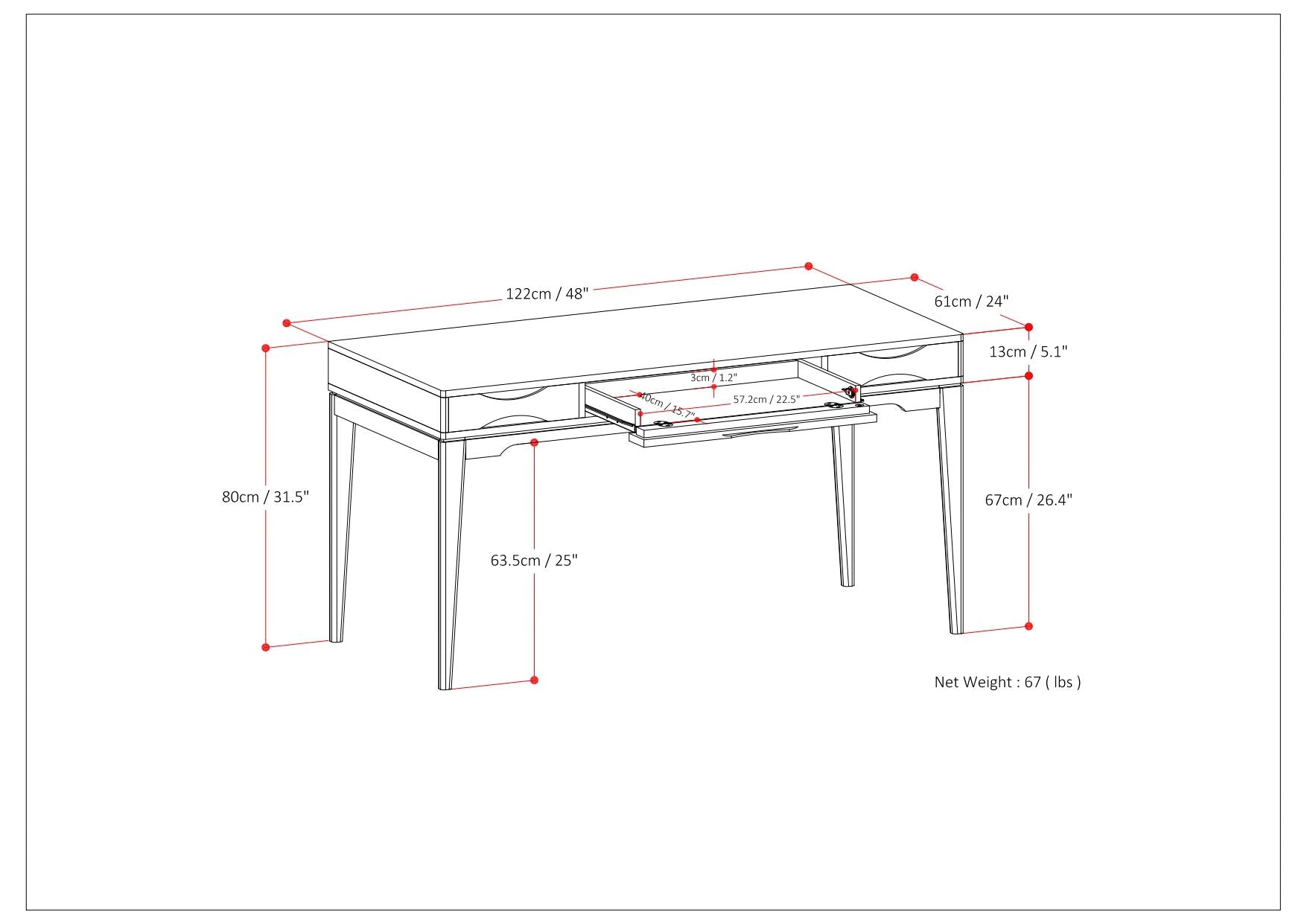 Harper - Handcrafted Desk