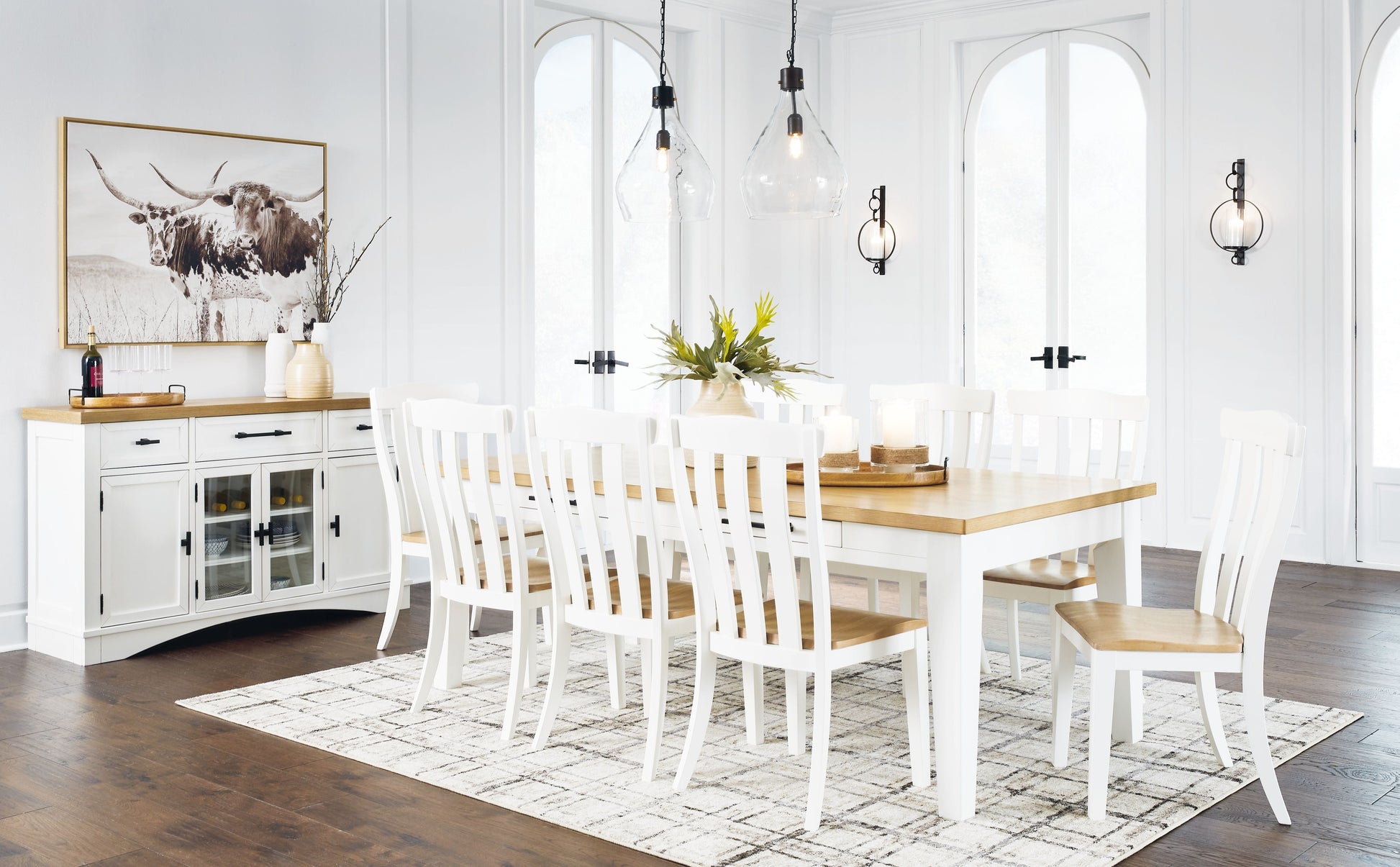 Signature Design by Ashley® Ashbryn - Dining Room Set | Meri Furniture