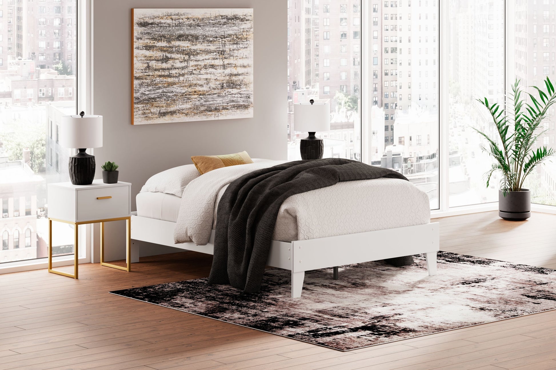 Ashley Furniture Socalle - Platform Bed | Meri Furniture