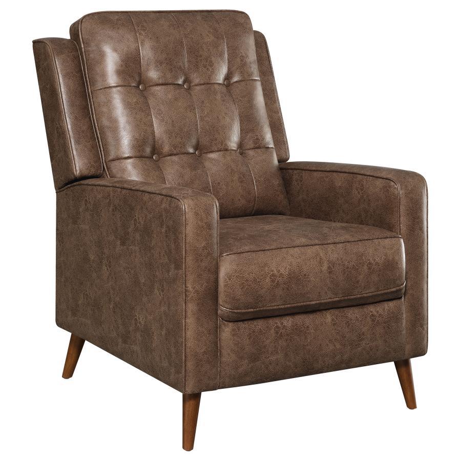 Coaster Fine Furniture Davidson - Upholstered Tufted Push Back Recliner | Meri Furniture