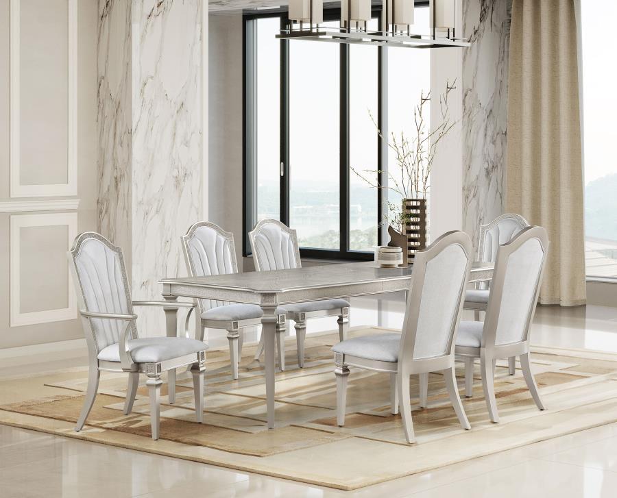 Coaster Fine Furniture Evangeline - Extension Leaf Dining Set | Meri Furniture