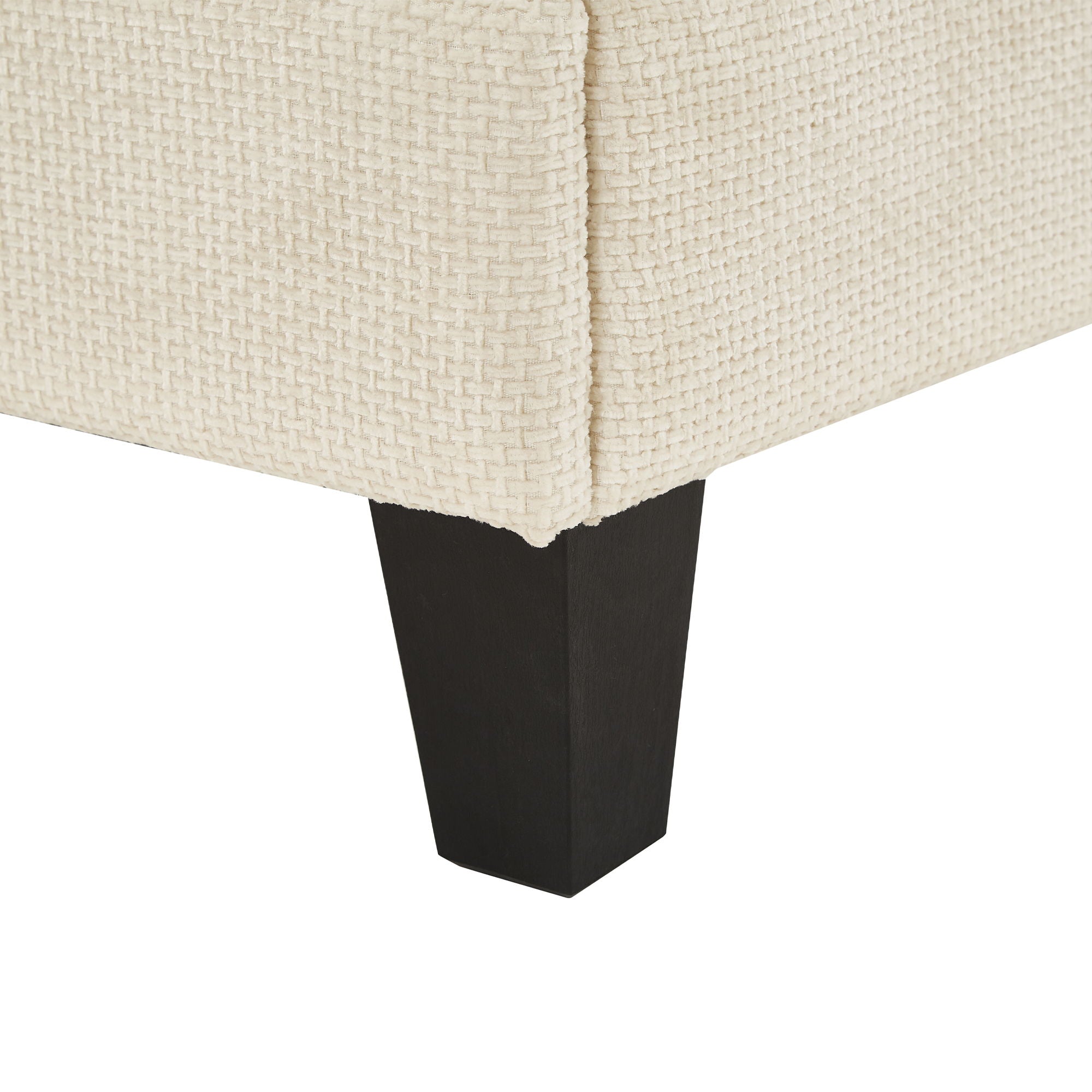 Chaise Bed Lounge Sofa Chair With Adjustable Backrest And LED Light Strip - Beige