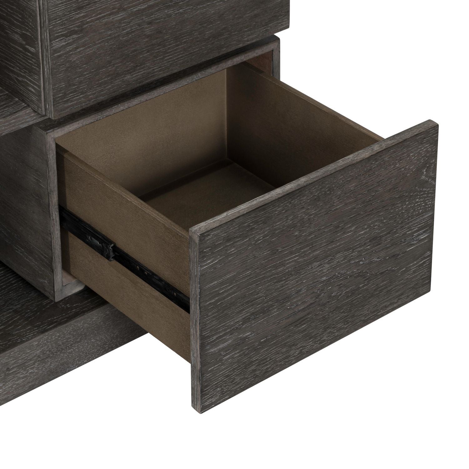 Piedmont - 84'' TV Console - Charcoal / Ash