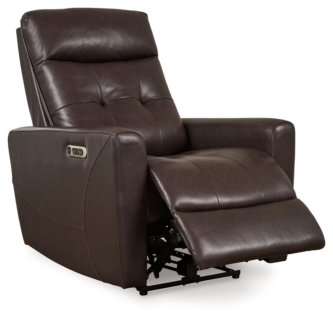 Signature Design by Ashley® Pisgham - Power Recliner With Adj Headrest | Meri Furniture