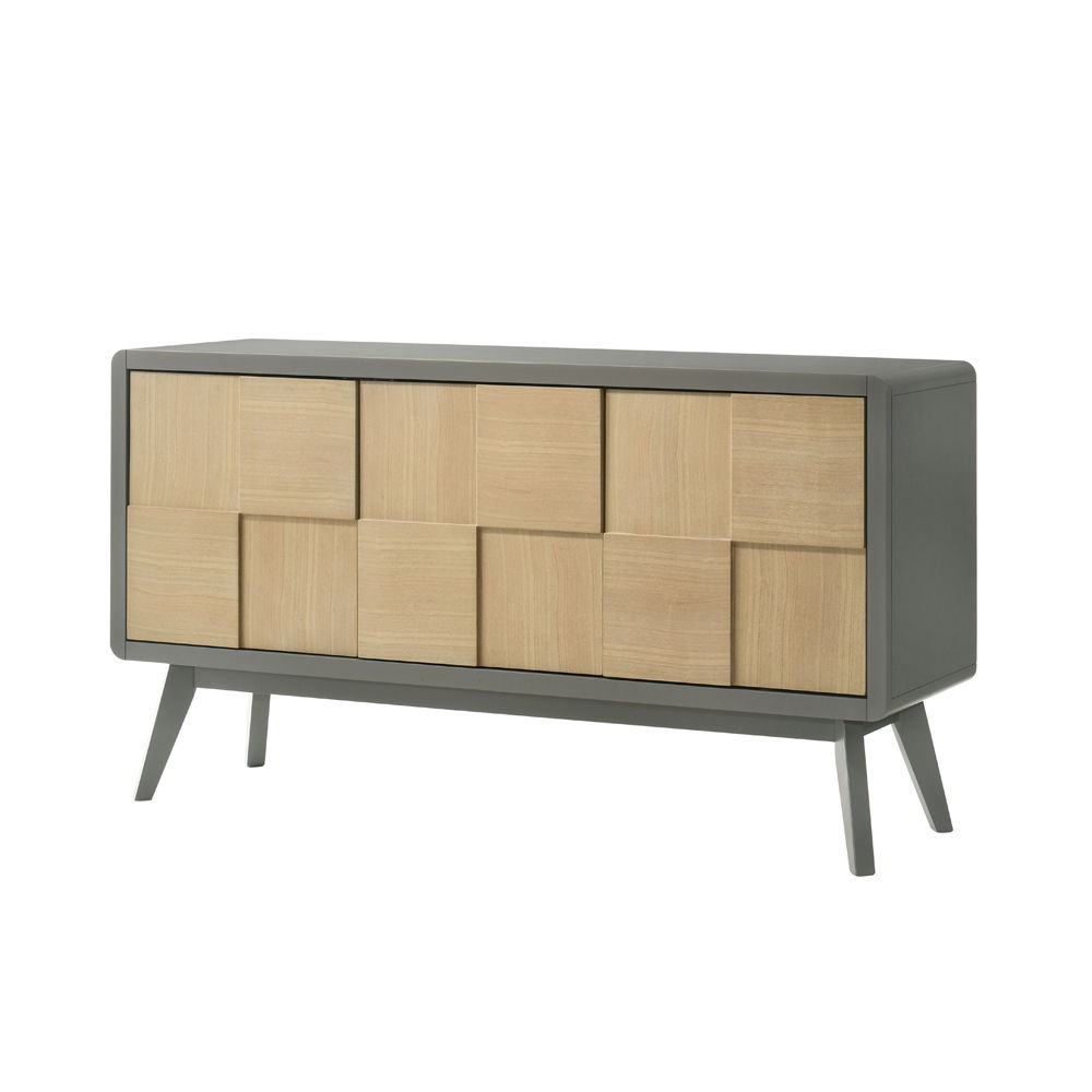 ACME Blayde - Server - Light Gray & Natural Finish | Meri Furniture