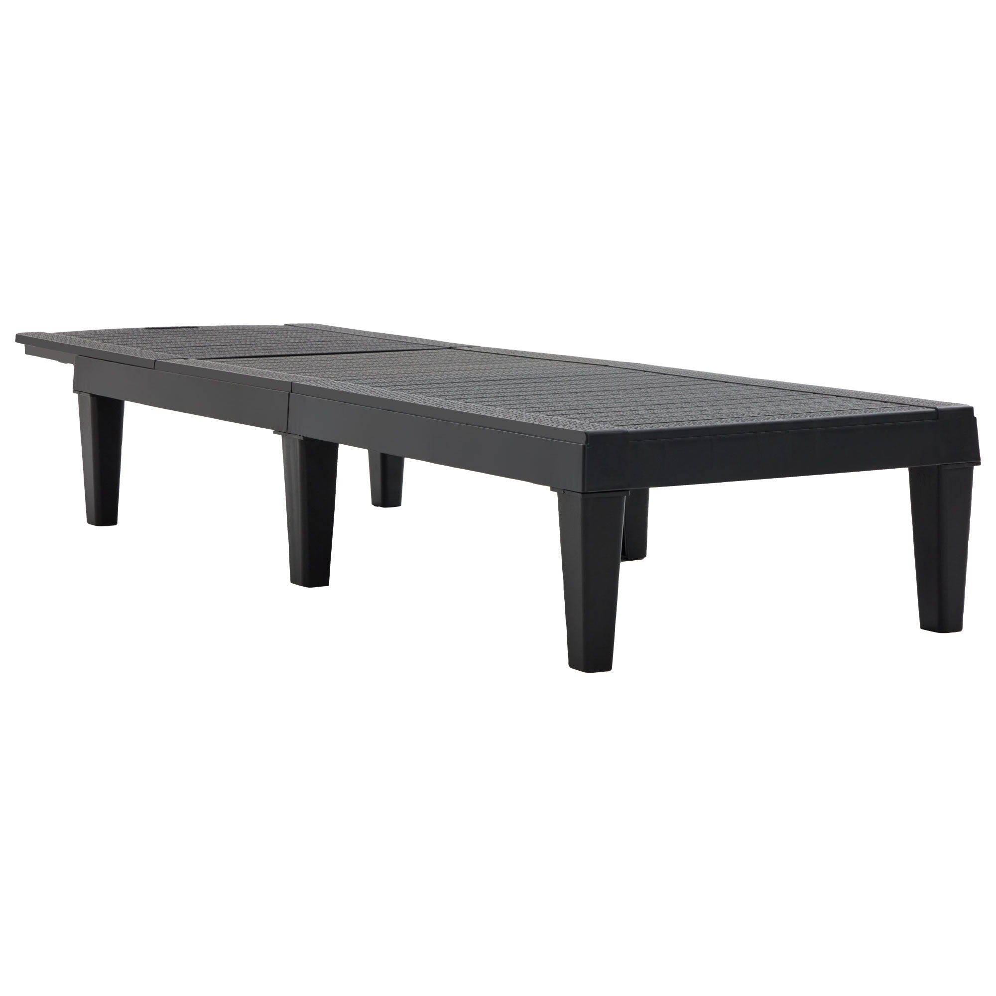 2 Piece Outdoor Chaise Lounges With Adjustable Backrest