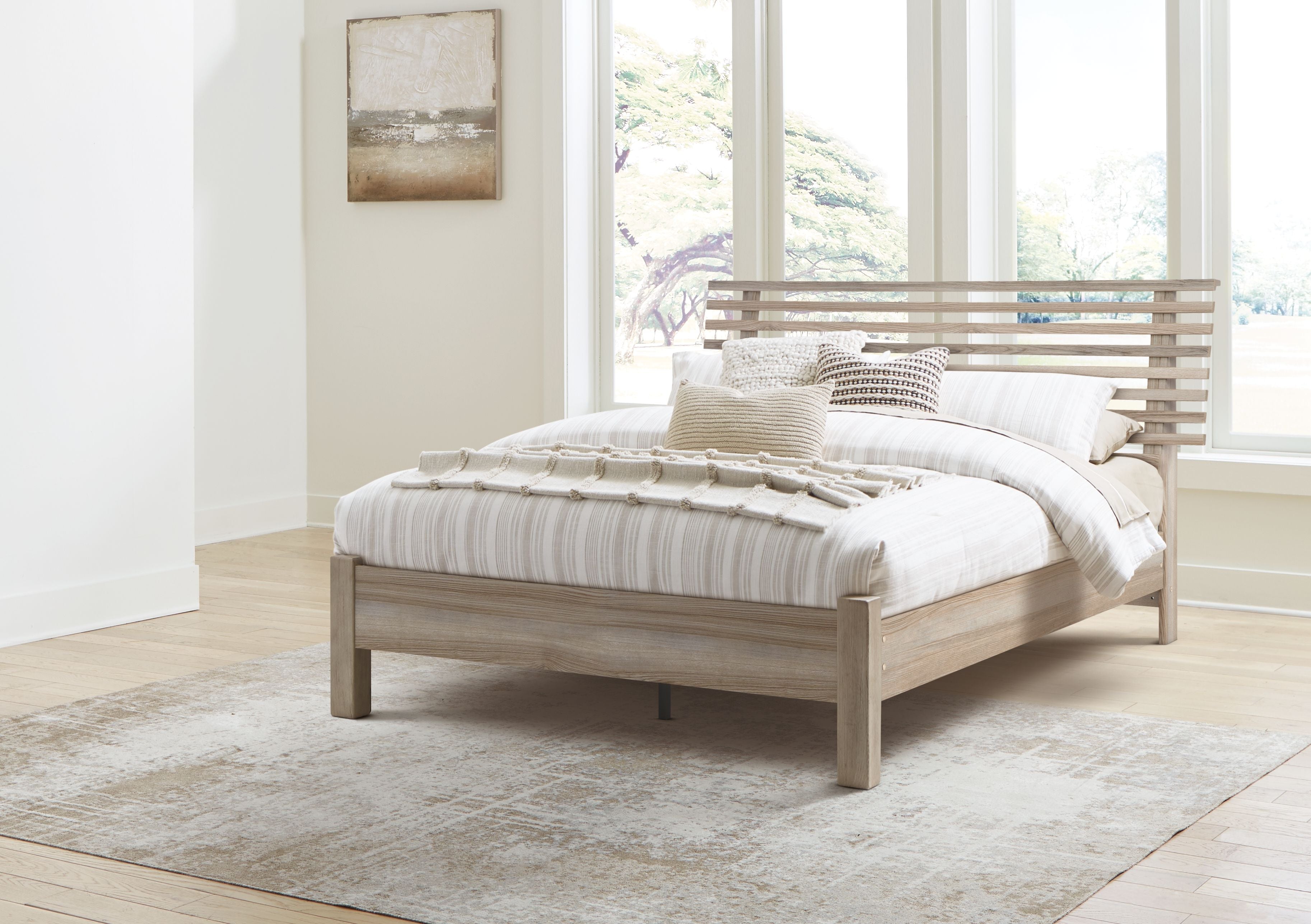 Signature Design by Ashley® Hasbrick - Slat Panel Bed | Meri Furniture