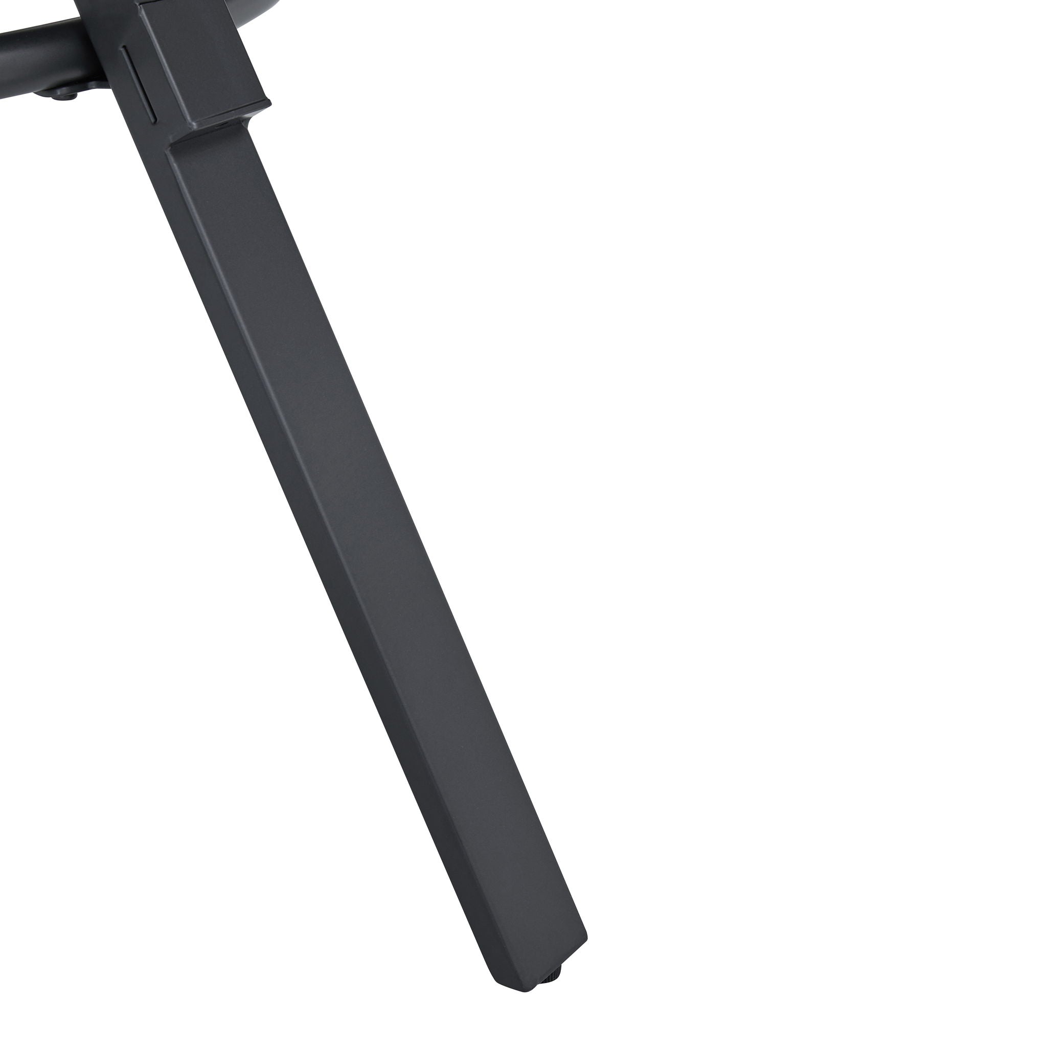 Modern Style Indoor Dining Round Table With Metal Legs - Light Birch